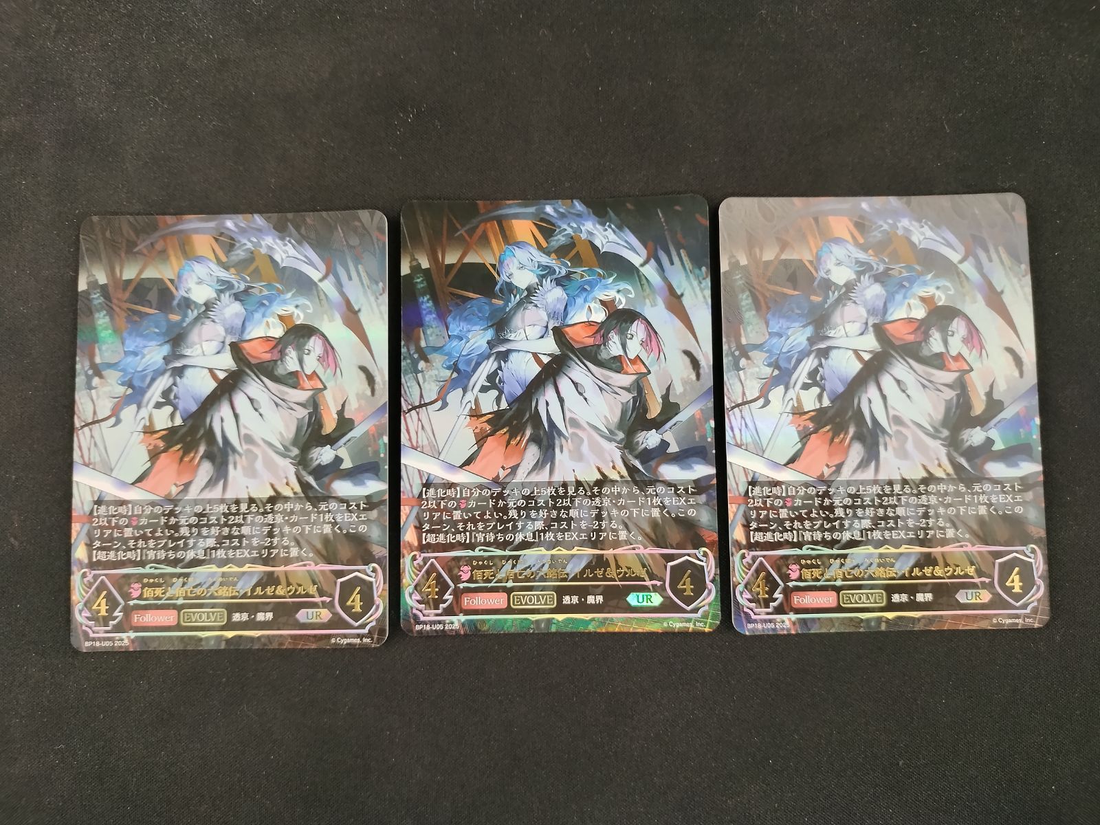 中古TCG】シャドウバースエボルヴ 佰死と佰亡の六銘伝・イルゼ&ウルゼ