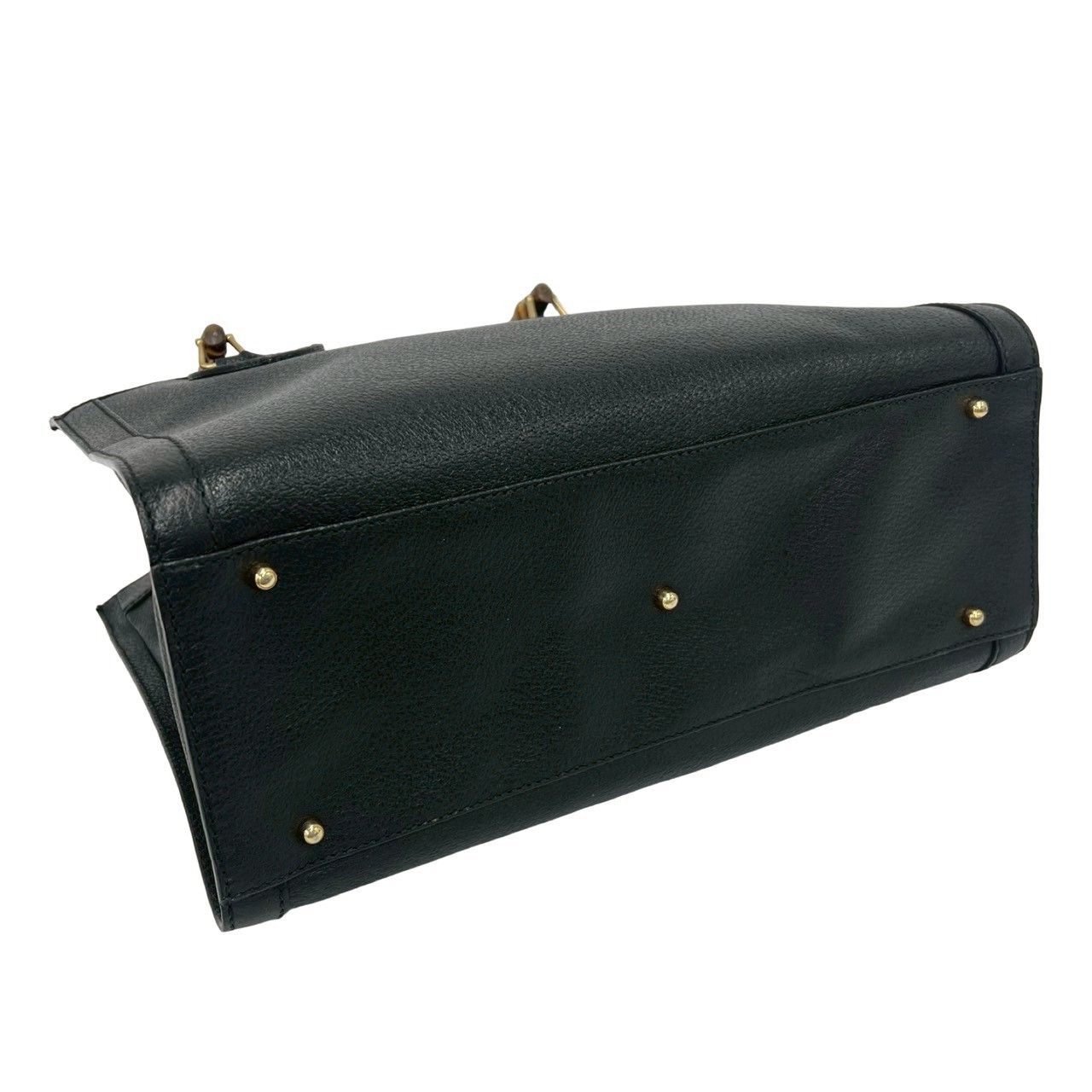 極 美品 希少品 GUCCI グッチ オールドグッチ バンブー ハンドル