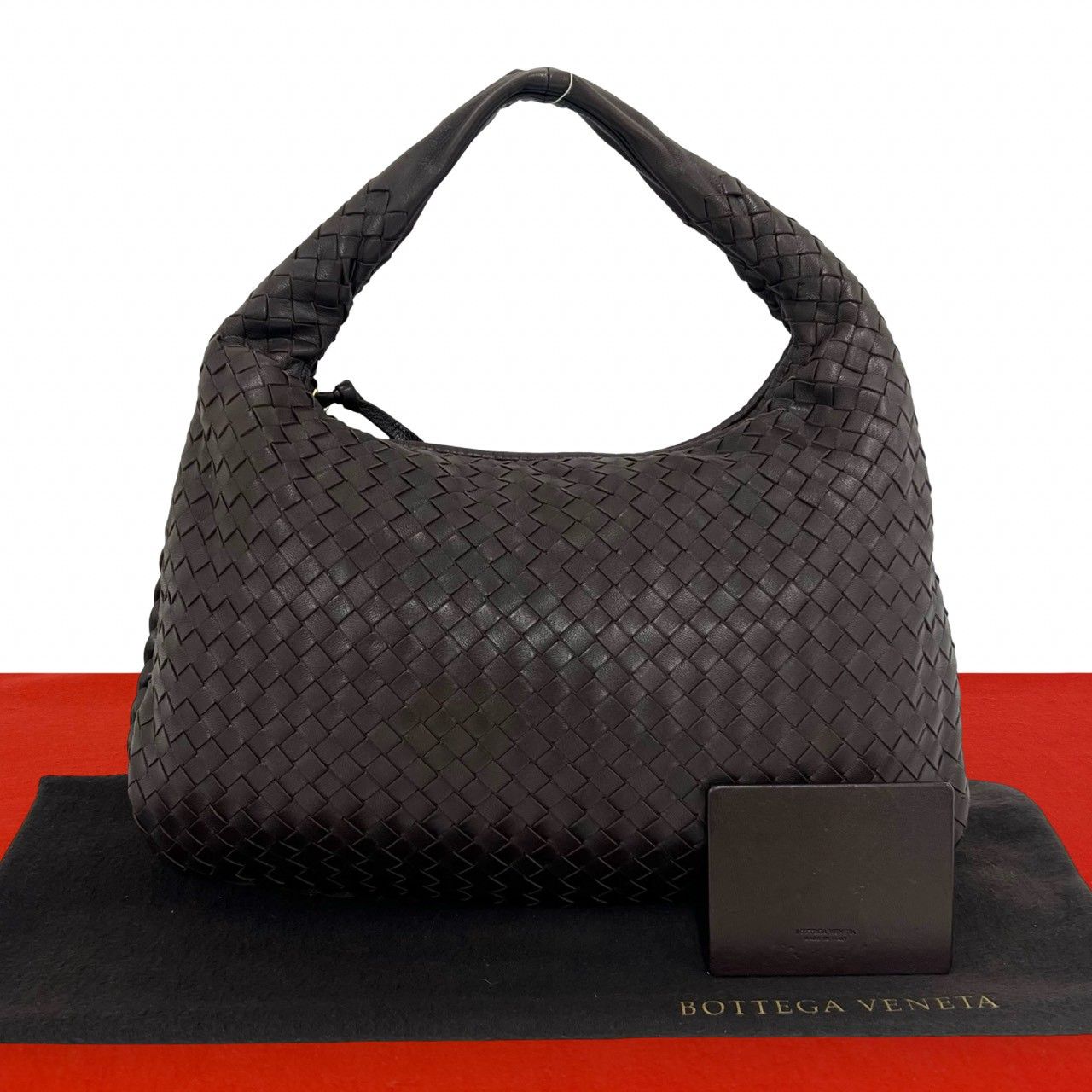 極 美品 BOTTEGA VENETA ボッテガヴェネタ ホーボー イントレチャート