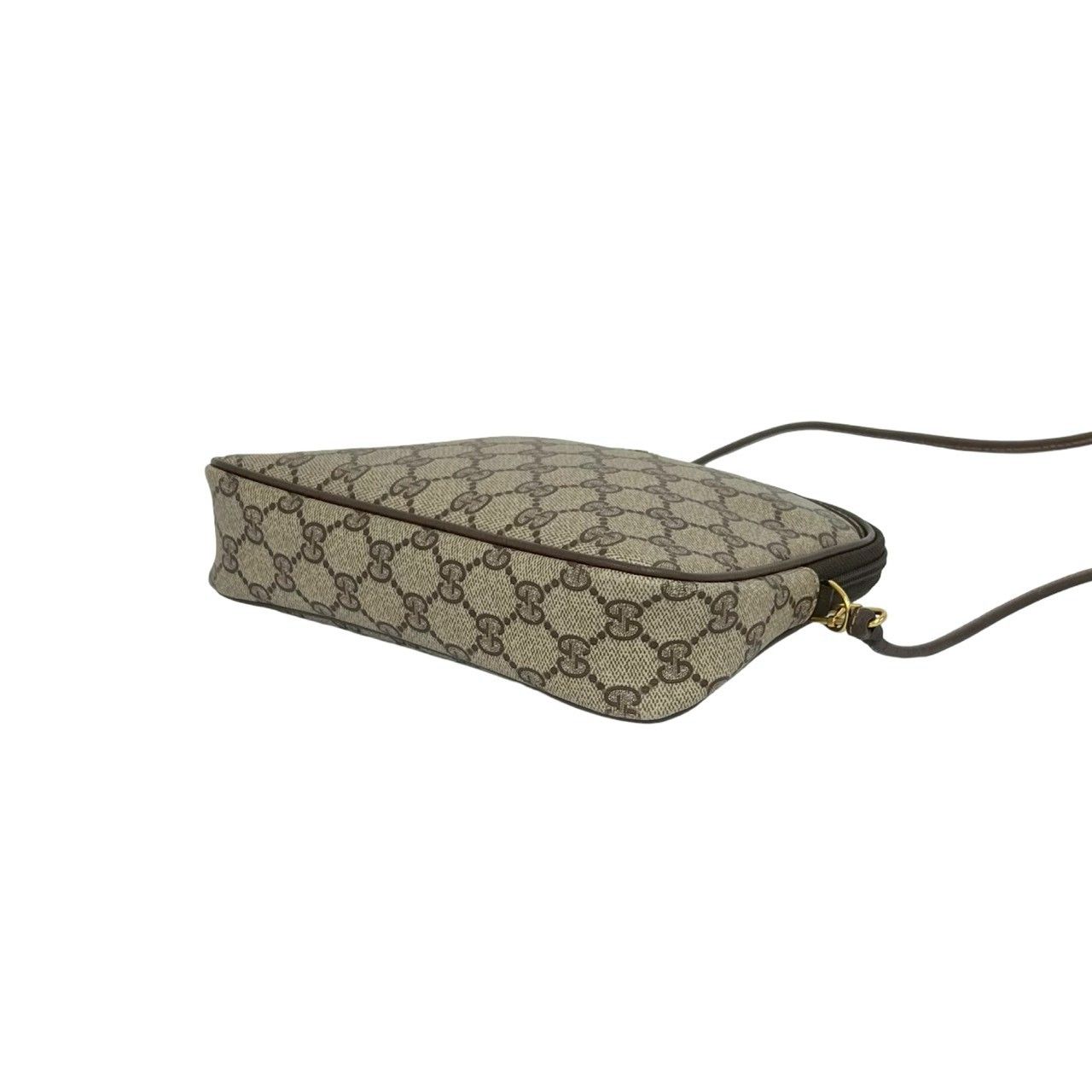 極 美品 希少品 GUCCI グッチ オールドグッチ GG ロゴ 柄 金具 レザー