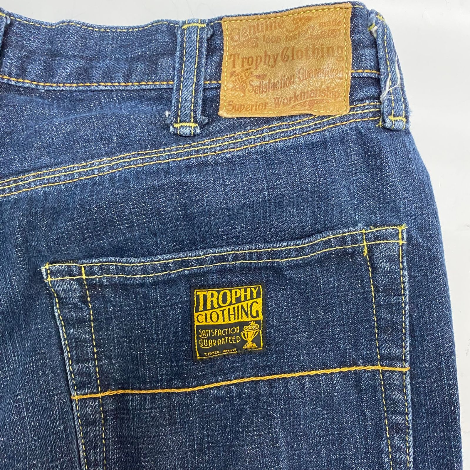 トロフィークロージング TROPHY CLOTHING ダブルニー デニム
