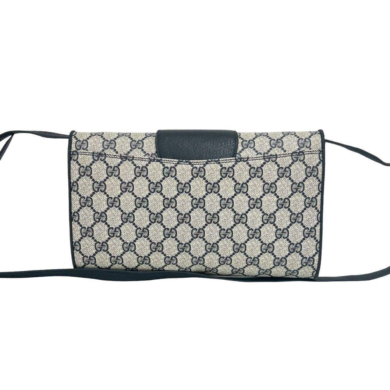 極 美品 GUCCI グッチ オールドグッチ GG ロゴ 柄 金具 レザー 本革