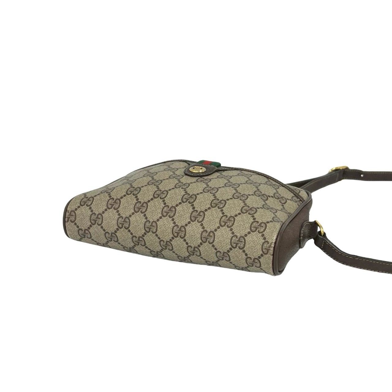 極 美品 GUCCI グッチ オールドグッチ シェリーライン GG ロゴ 柄