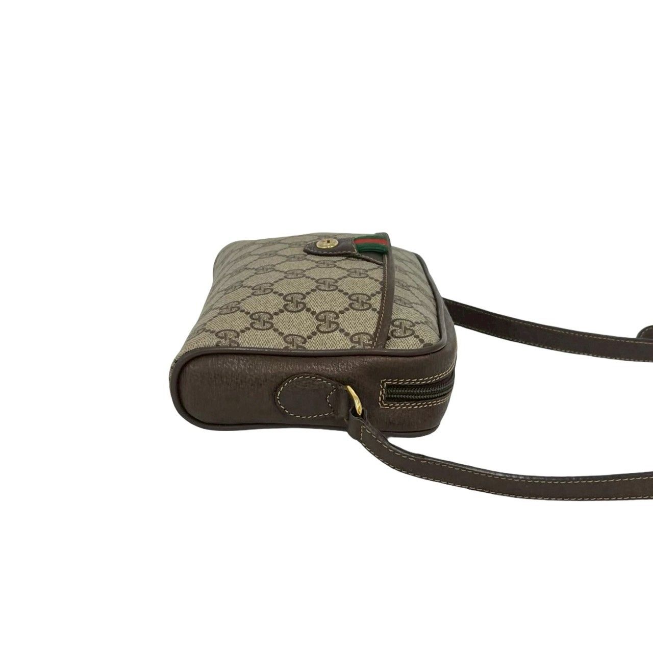 極 美品 GUCCI グッチ オールドグッチ シェリーライン GG ロゴ 柄