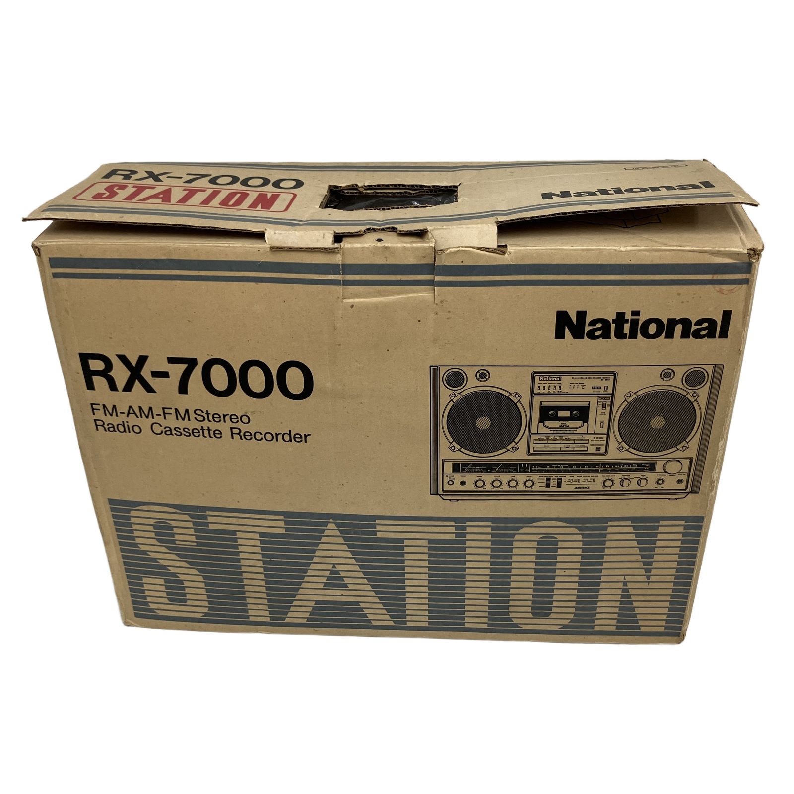 National RX-7000 ラジカセ 昭和レトロ ステレオ マックポインター