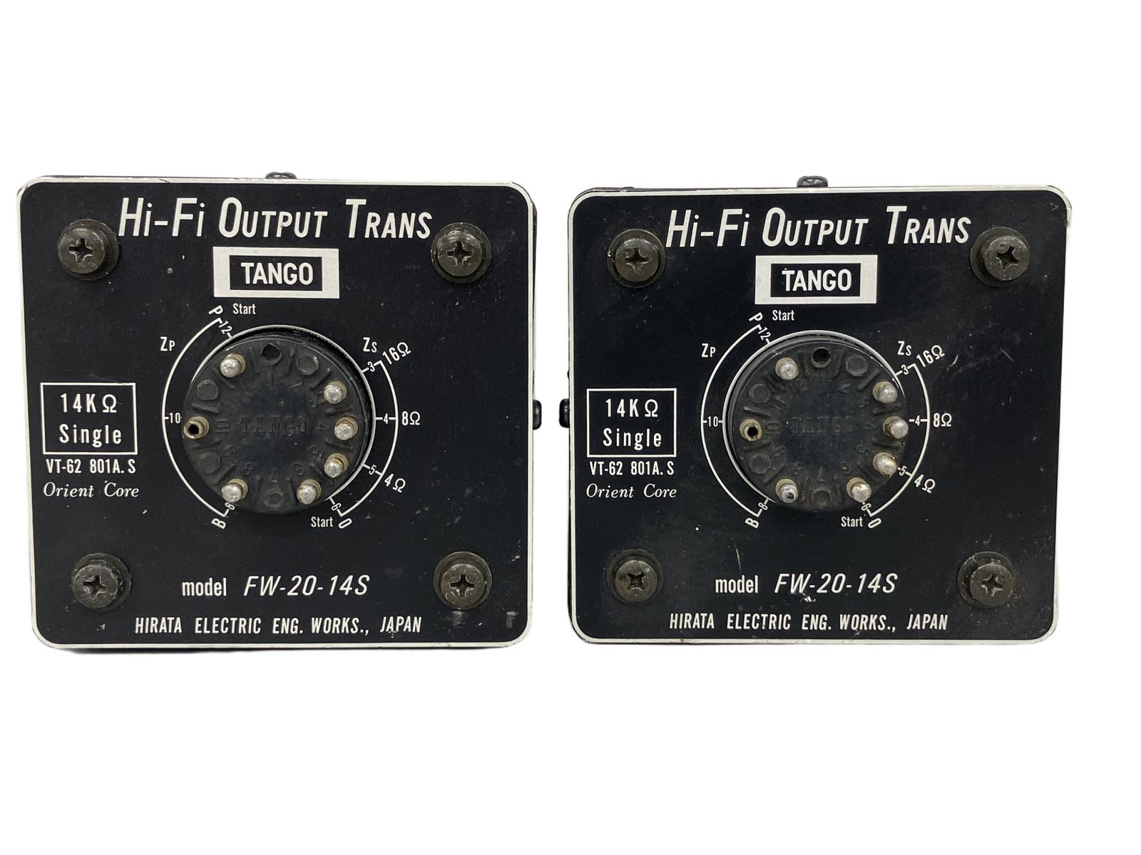 TANGO FW-20-14S 出力トランス ペア 音響機材 真空管 タンゴ ジャンク