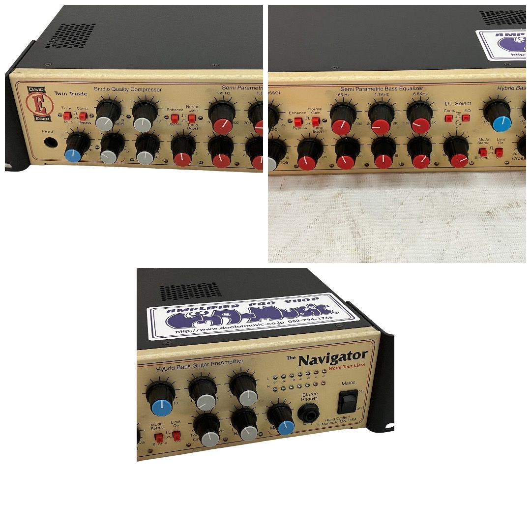 EDEN WP-100 The Navigator プリアンプ ベース アンプ 音響機材 中古