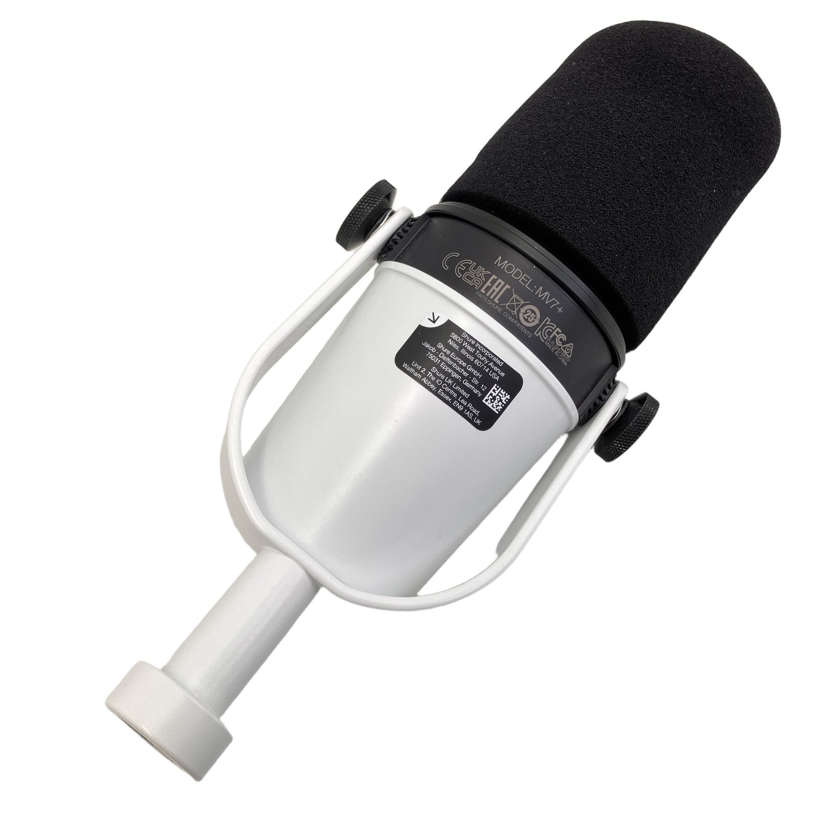 SHURE MV7+ ポッドキャストマイクロホン マイク 音響機器 中古