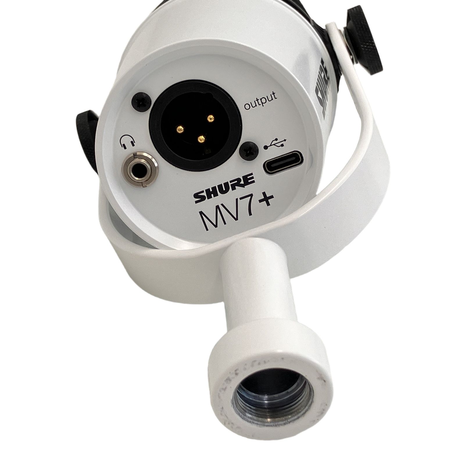 SHURE MV7+ ポッドキャストマイクロホン マイク 音響機器 中古