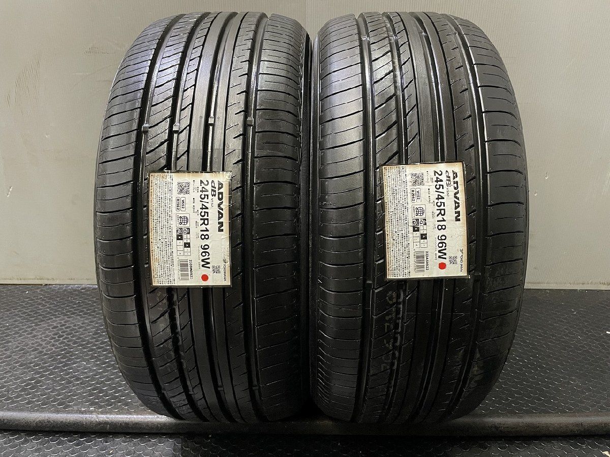 【新品】YOKOHAMA ADVAN dB V552 245/45R18 96W 18インチ 夏タイヤ 2本 22年製 ベンツVクラス audi/A6/A6アバント フーガ等　(VTN529) 27,406円