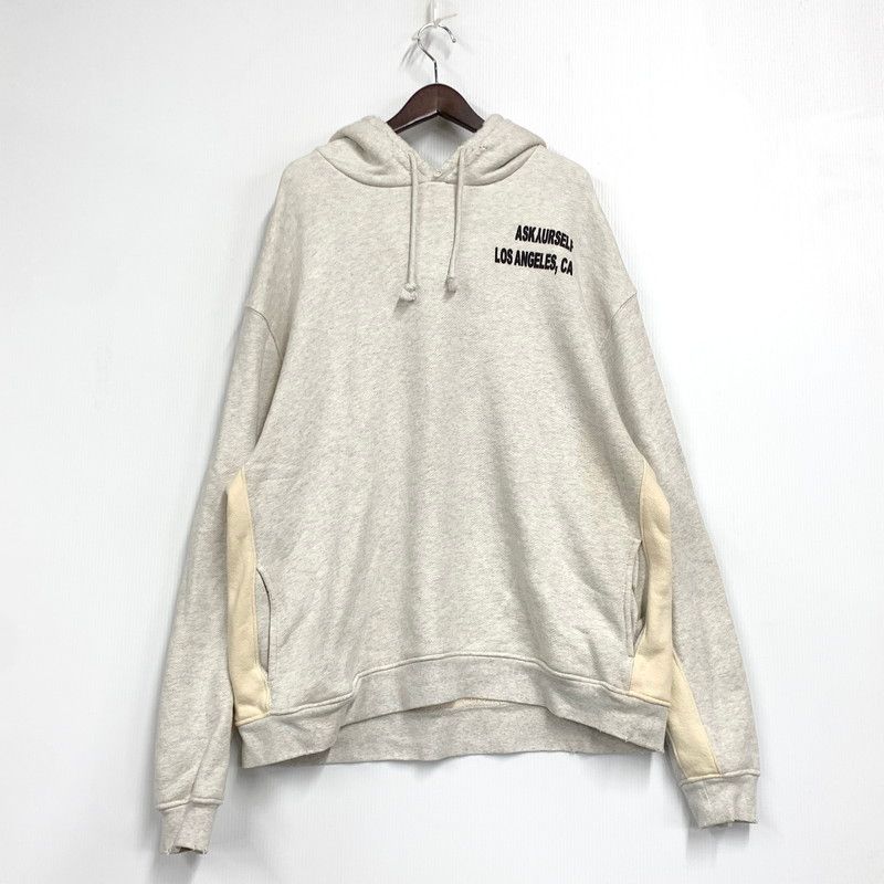 【中古品】 ASKYURSELF アスクユアセルフ CONTRAST INSERT HOODIE コントラスト インサート フーディー トップス 長袖 【142-260712-ya-02-izu】 14,850円