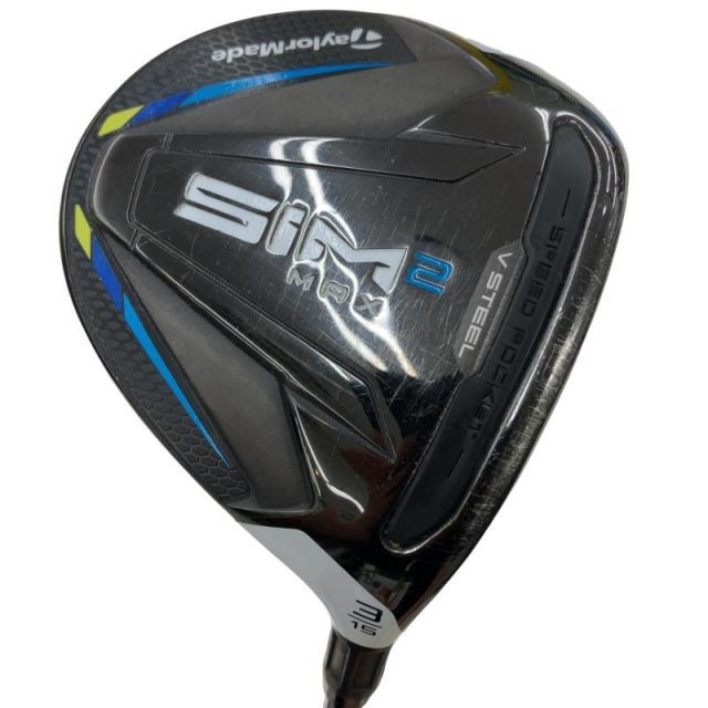 【中古】 テーラーメイド SIM2 MAX 3W フェアウェイウッド FW リシャフト (フレックスその他) メンズ 男性用 右利き 右用 Cランク ゴルフクラブ