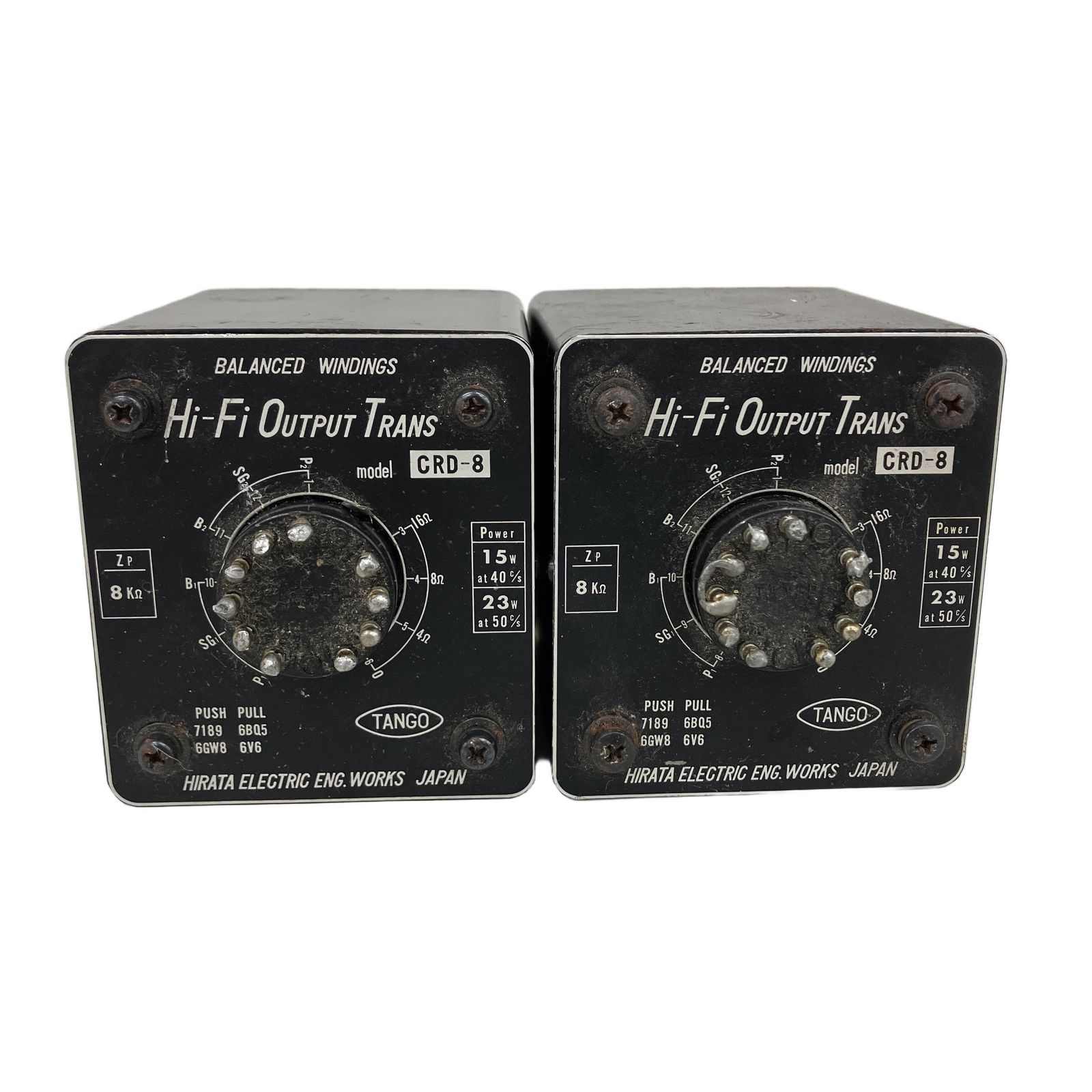 TANGO Hi-Fi OUTPUT TRANS CRD-8 出力トランス ペア ジャンク