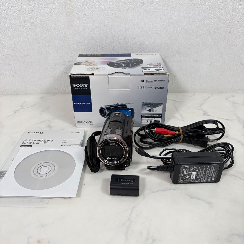 SONY HDR-CX560V ソニー ビデオカメラ ハンディカム 530K - メルカリ