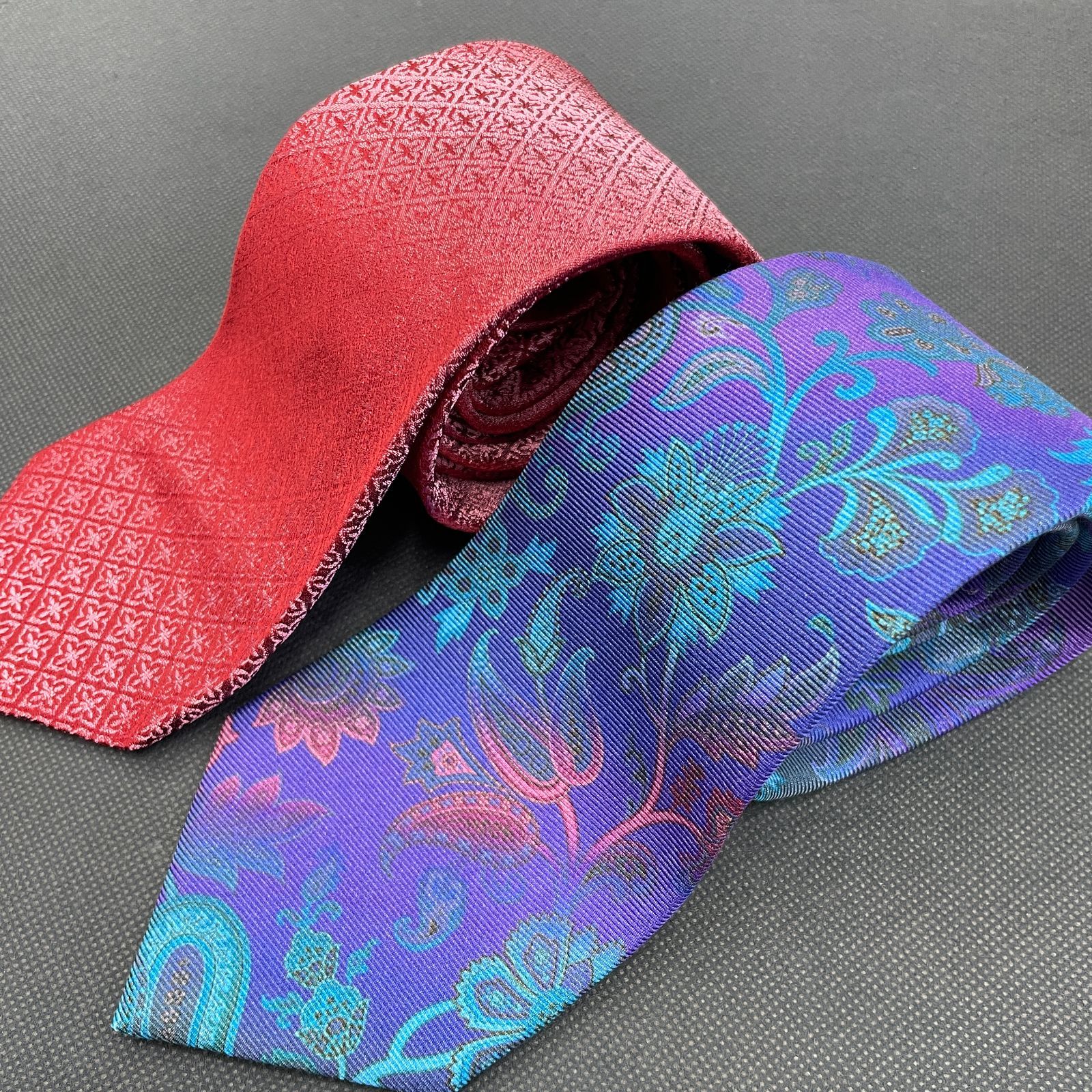 【441301101906】 ETRO エトロ ネクタイ 2本 セット シルク イタリア製 現状品 7,448円