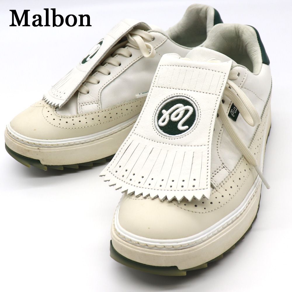 【美品】Malbon Golf　マルボンゴルフ　ゴルフシューズ　メンズ　正規品　Ortholite　高性能インソール　26.0ｃｍ