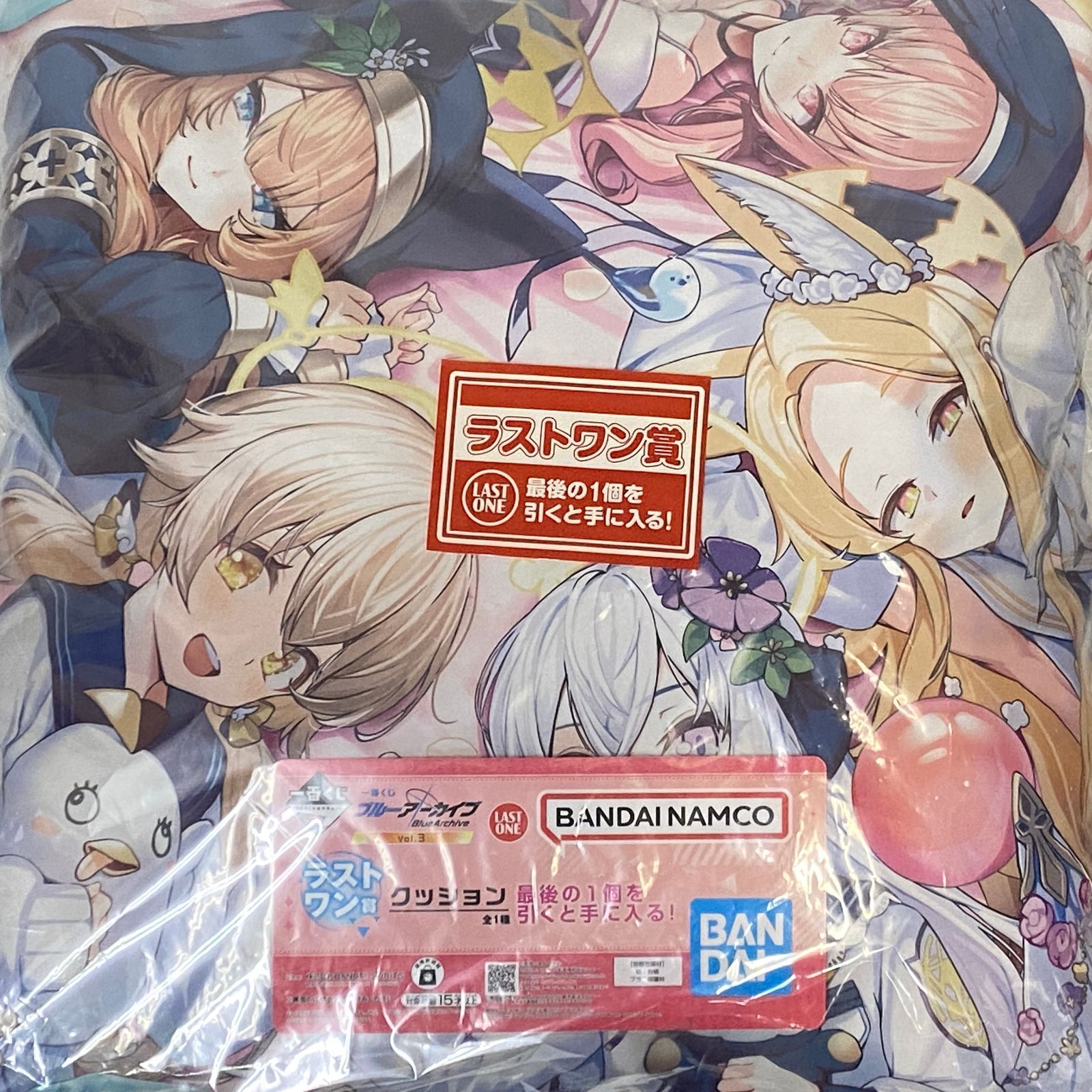 一番くじ ブルーアーカイブ vol.3 ラストワン賞 クッション 未開封品
