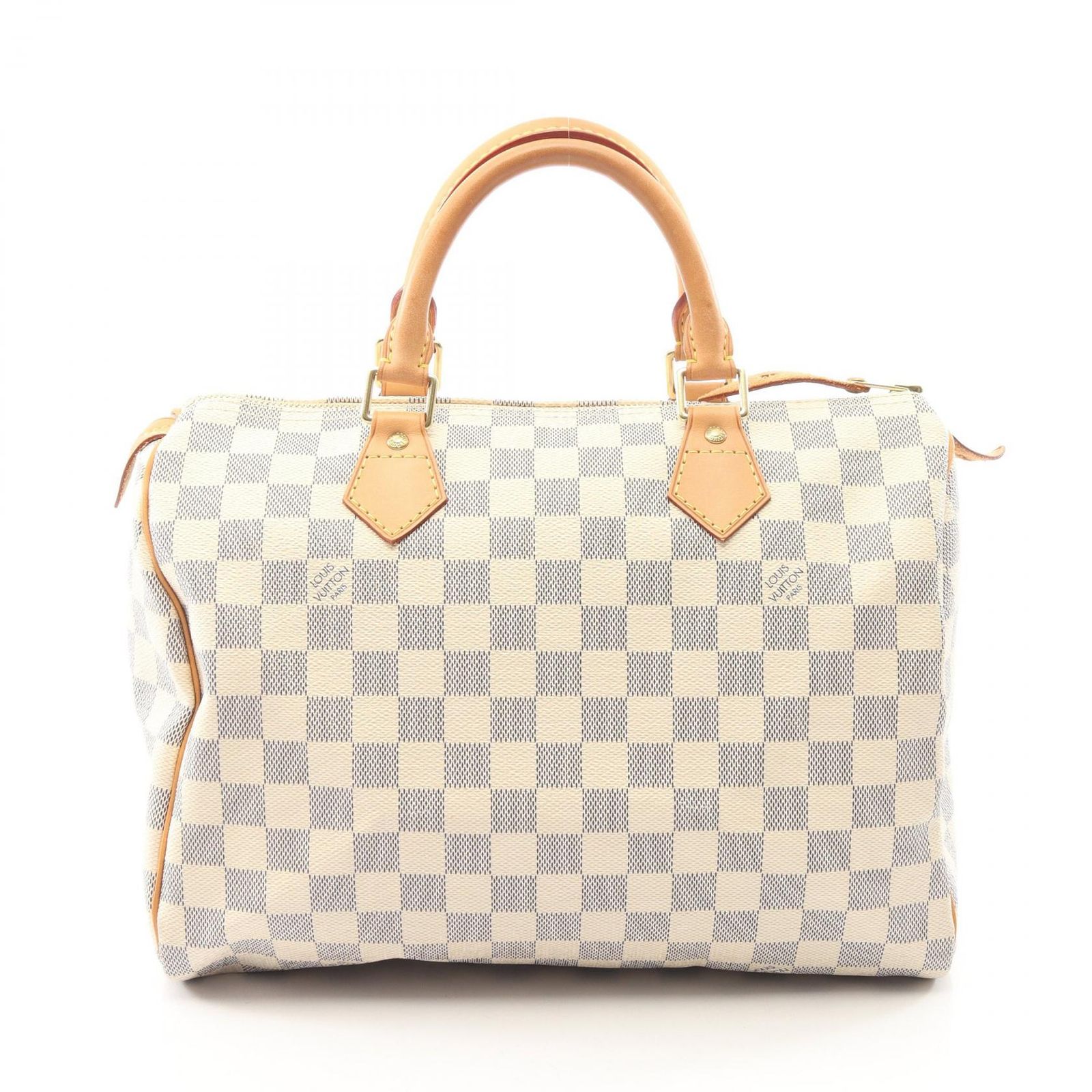 ルイ・ヴィトン LOUIS VUITTON ハンドバッグ スピーディ30 ダミエアズール N41533 PVCコーティングキャンバス レザー スピーディ30 レディース Used B