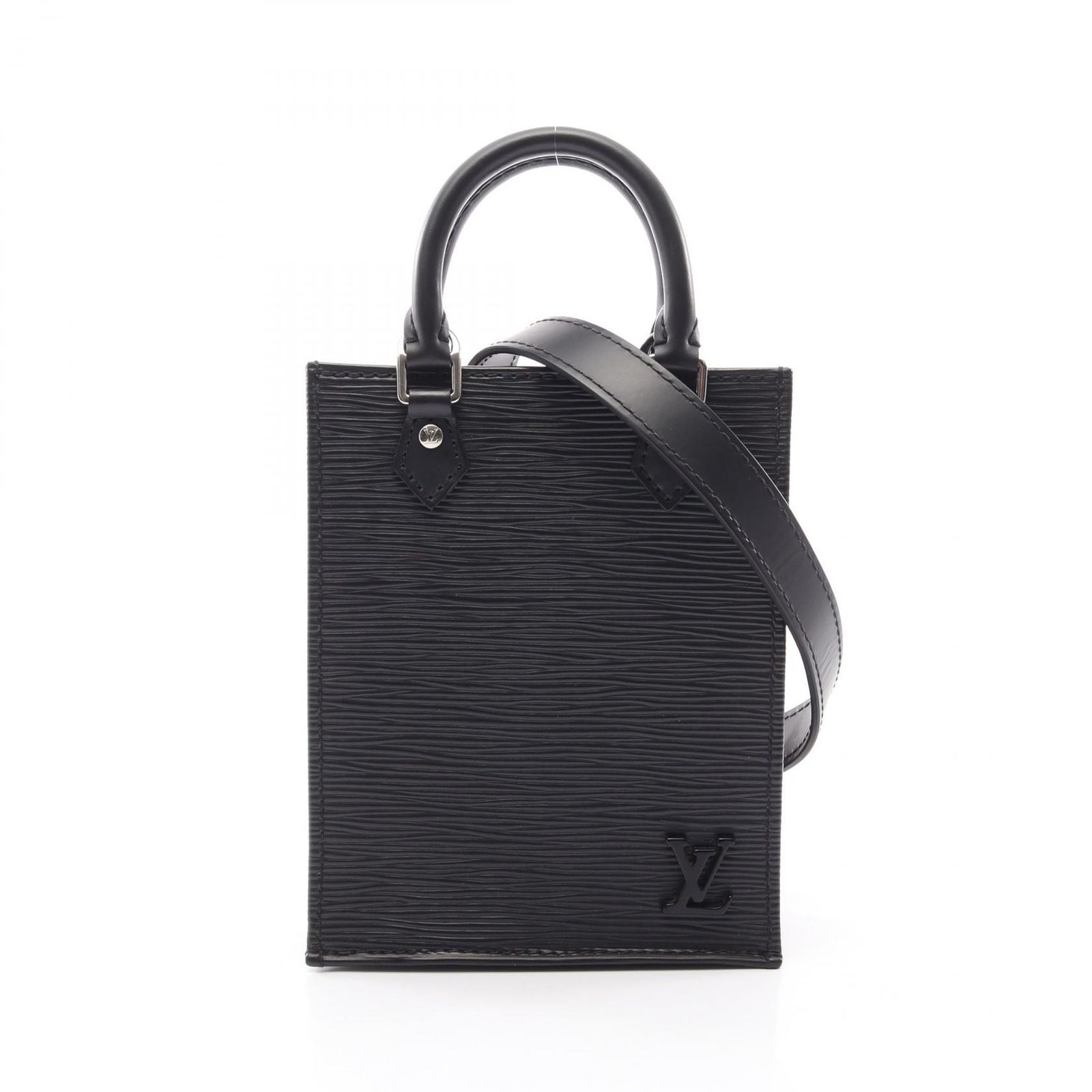 ルイ・ヴィトン LOUIS VUITTON ハンドバッグ プティット サックプラ 2WAY M69441 ノワール レザー プティット・サックプラ レディース Used A