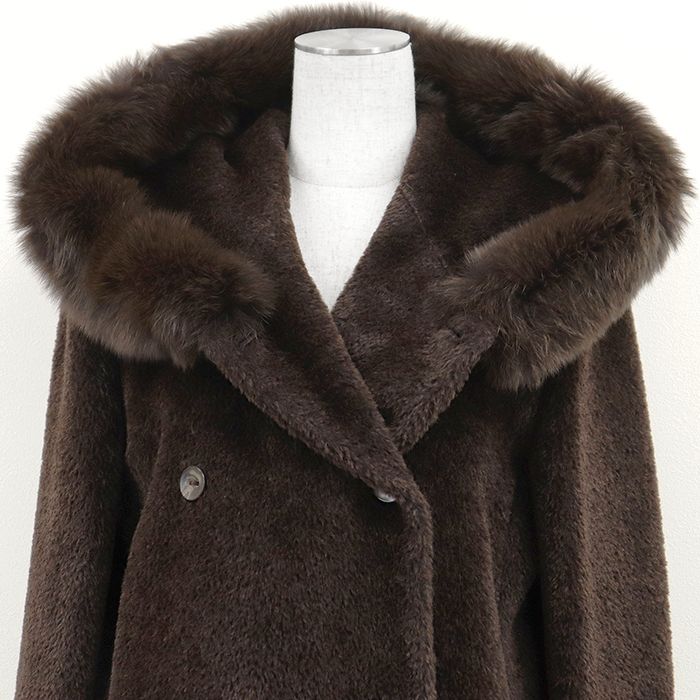 美品】MaxMara マックスマーラ STUDIO ベルテッドコート サイズ 42