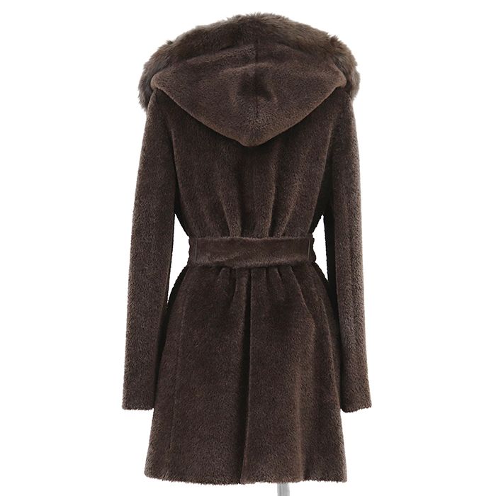 美品】MaxMara マックスマーラ STUDIO ベルテッドコート サイズ 42