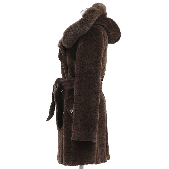 美品】MaxMara マックスマーラ STUDIO ベルテッドコート サイズ 42