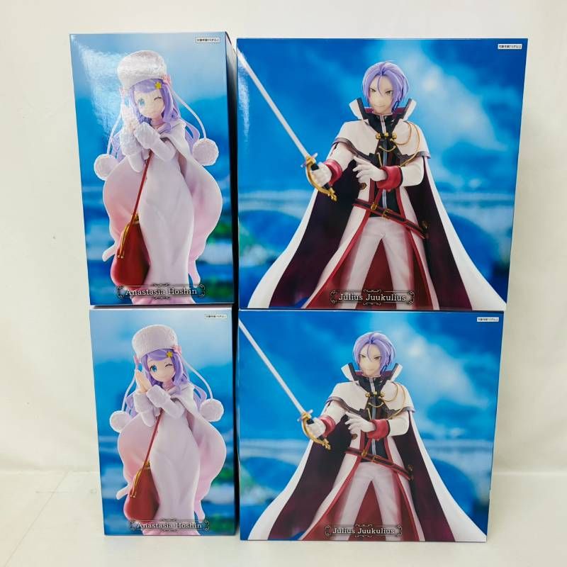 リゼロ プライズ フィギュア 4個 まとめ セット / Re:ゼロから始める異