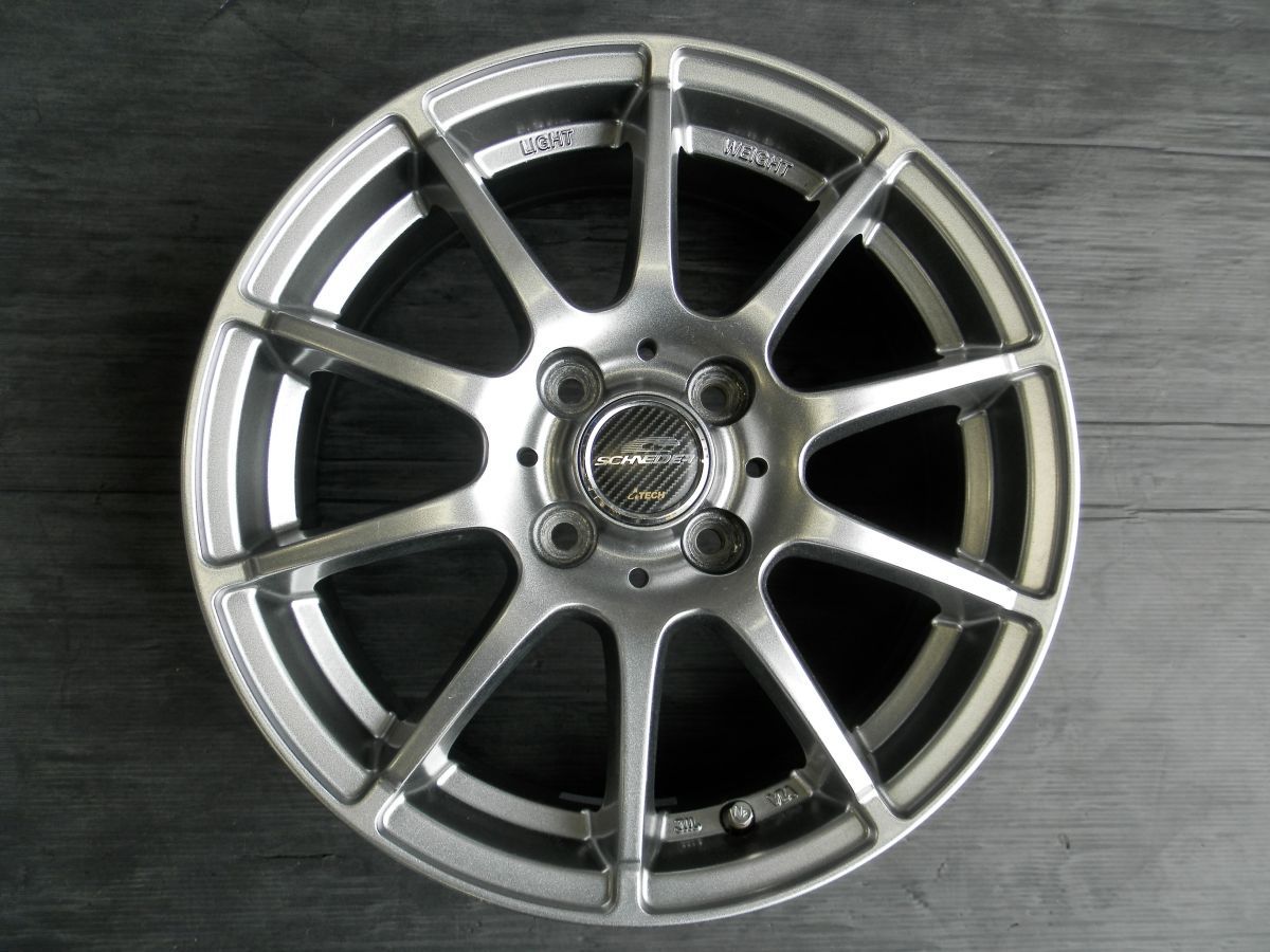 A-TECH シュナイダー StaG 社外 15インチアルミホイール 4本SET 5.5J + 