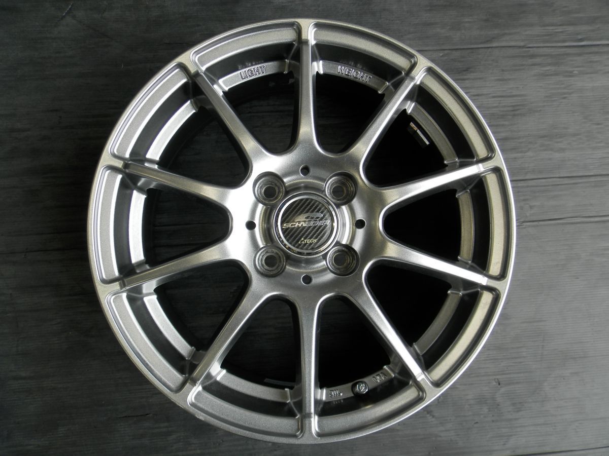 A-TECH SCHNEIDER 5.5J-15+スタッドレス4本セット A-TECH シュナイダー StaG 社外 15インチアルミホイール 4本SET 5.5J +