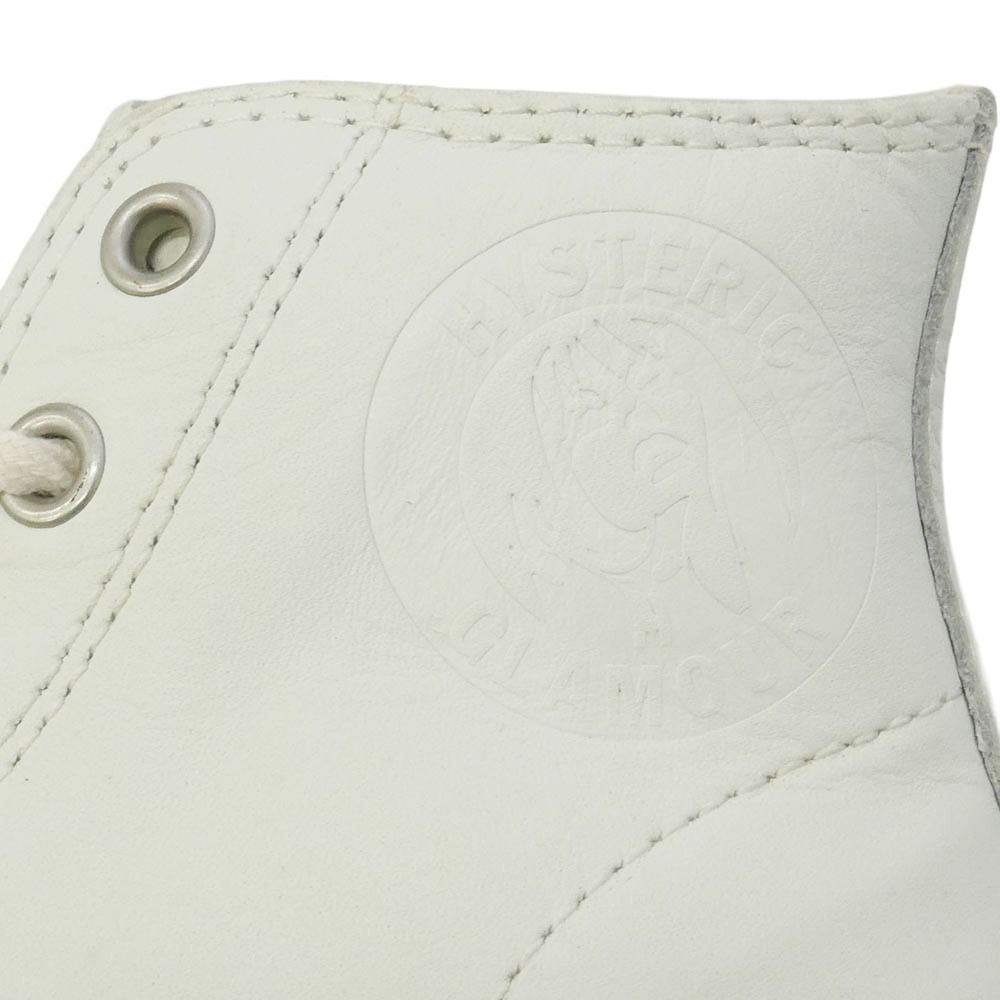 HYSTERIC GLAMOUR ヒステリックグラマー ロゴ レザー ハイカット