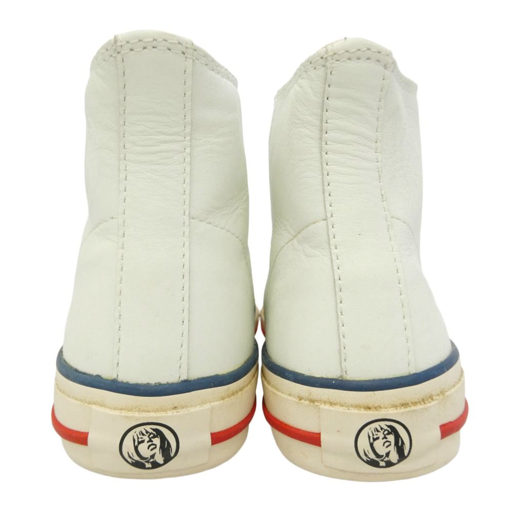 HYSTERIC GLAMOUR ヒステリックグラマー ロゴ レザー ハイカット