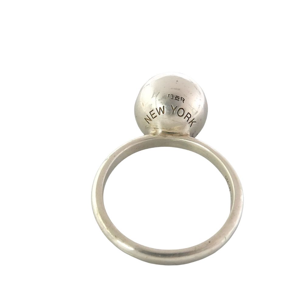TIFFANY&Co. ティファニー ハードウェア ボール リング シルバー系