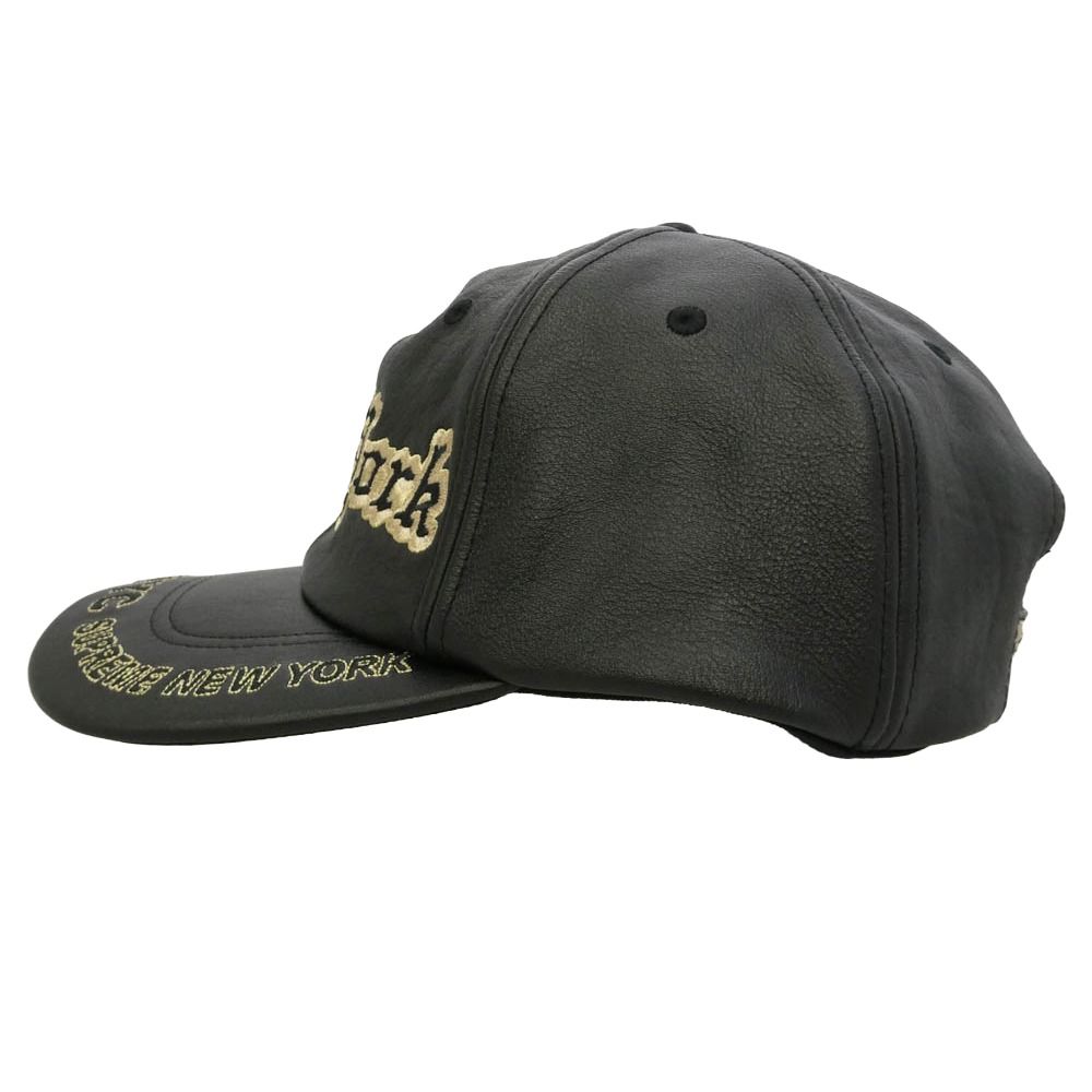 Supreme シュプリーム 25AW New York Leather 6-Panel Cap