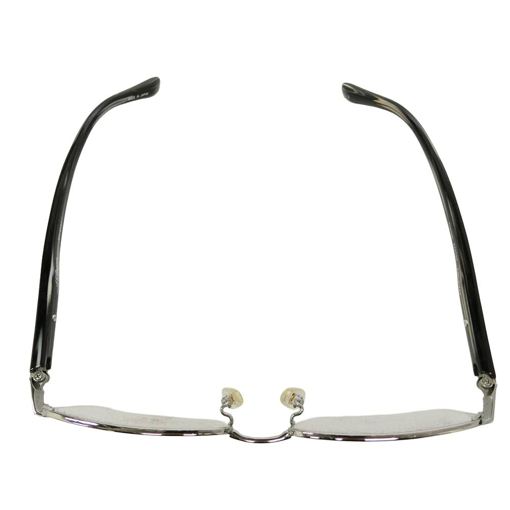 エス・テー・デュポン S.T. Dupont DP-3151 Spring Hinge Titanium K24TGP 54□18-142 チタン ハーフリム 眼鏡 アイウェア ブラック系 54□18-142【美品】【中古】 エス・テー・デュポン S.T. Dupont DP-3151 Spring Hinge Titanium
