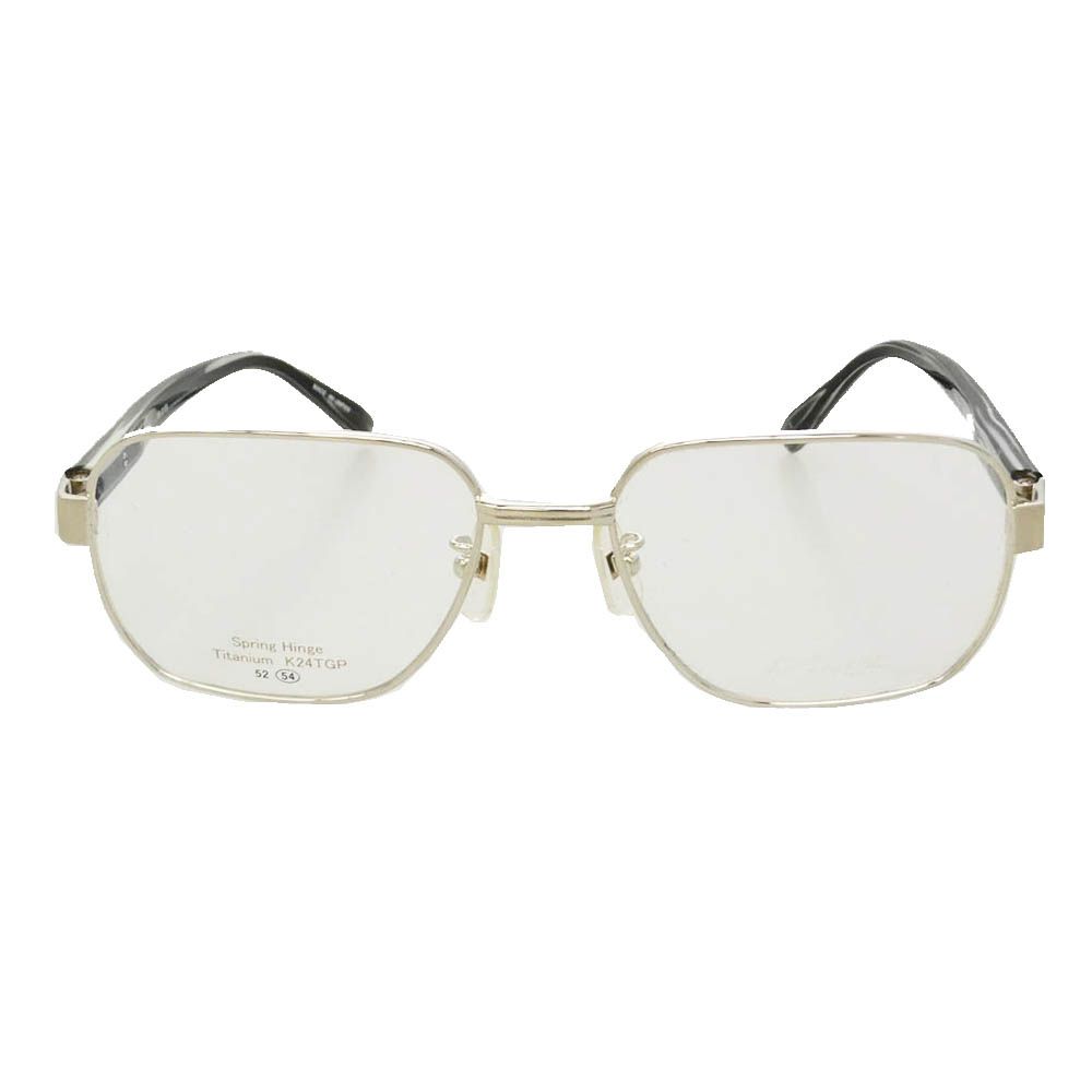 エス・テー・デュポン S.T. Dupont DP-3150 Spring Hinge Titanium K24TGP チタン フルリム 眼鏡 アイウェア シルバー系 ブラック系 54□17-142【中古】