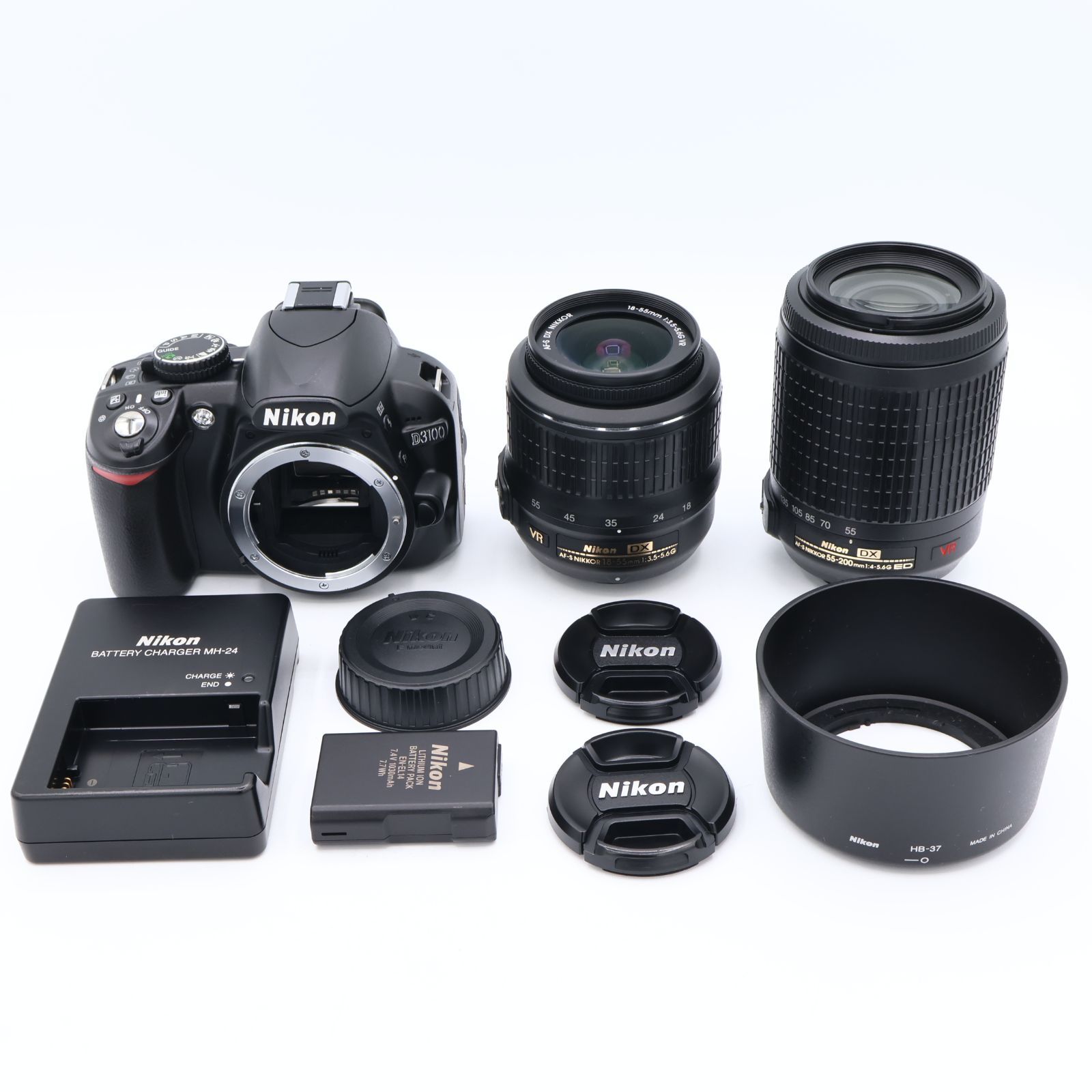 シャッター回数：551回】Nikon ニコン デジタル一眼レフカメラ D3100