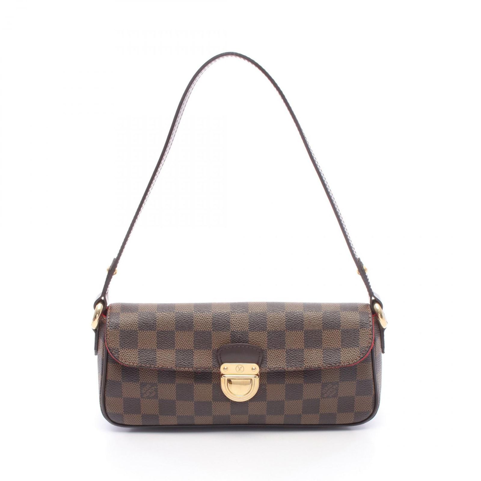 ルイ・ヴィトン LOUIS VUITTON ショルダーバッグ ラヴェッロPM ダミエエベヌ N60007 PVCコーティングキャンバス レザー ラヴェッロPM レディース Used B
