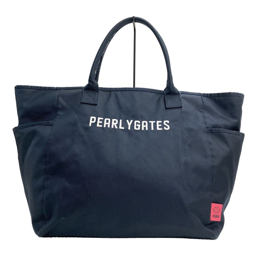 PEARLY GATES パーリーゲイツ ロッカーバッグ トートバッグ ニコちゃん ネイビー系 [240101709399] ゴルフウェア ストスト