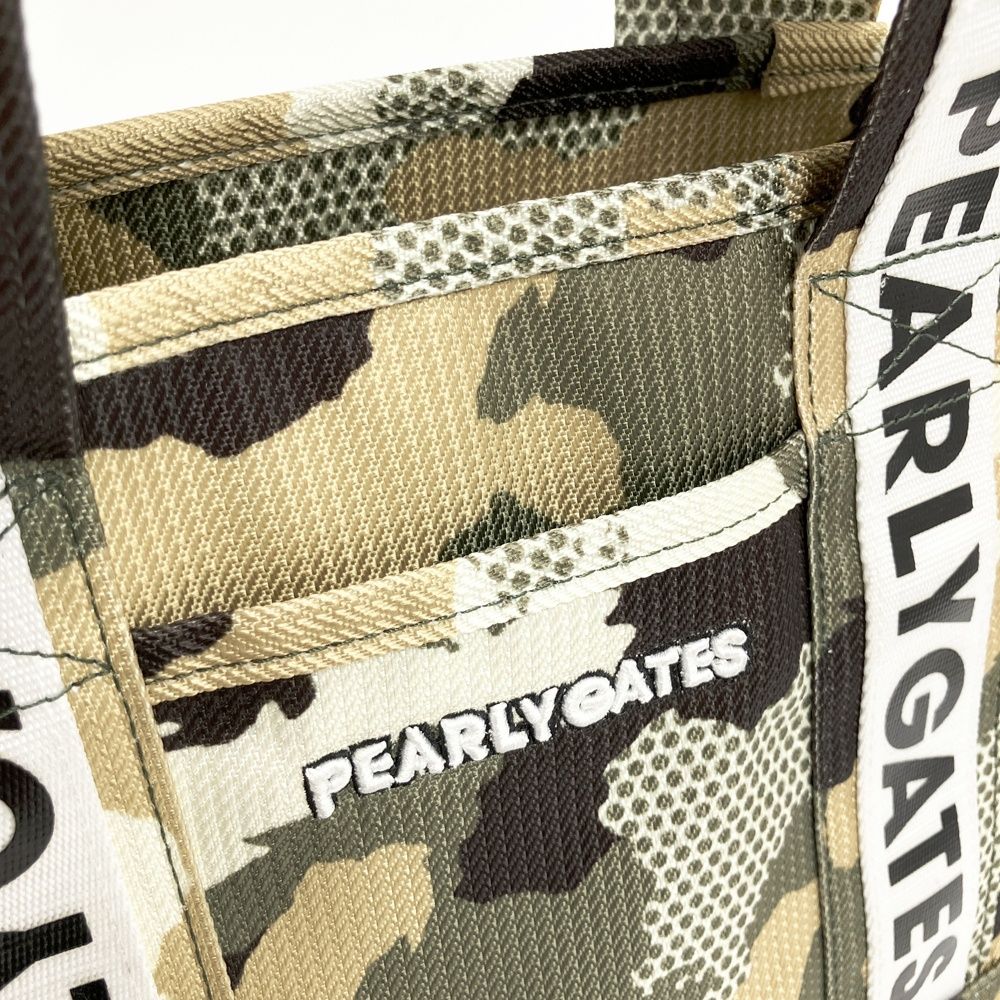PEARLY GATES パーリーゲイツ カートバッグ カモフラ柄 カーキ系
