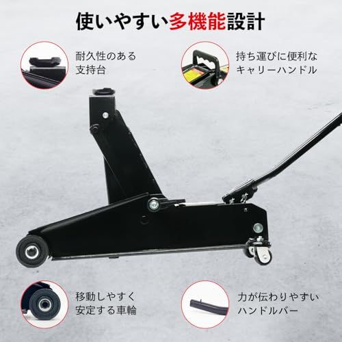 ☆新品☆エマーソン(Emerson) フロアジャッキ 3t SG規格適合品 【最低 