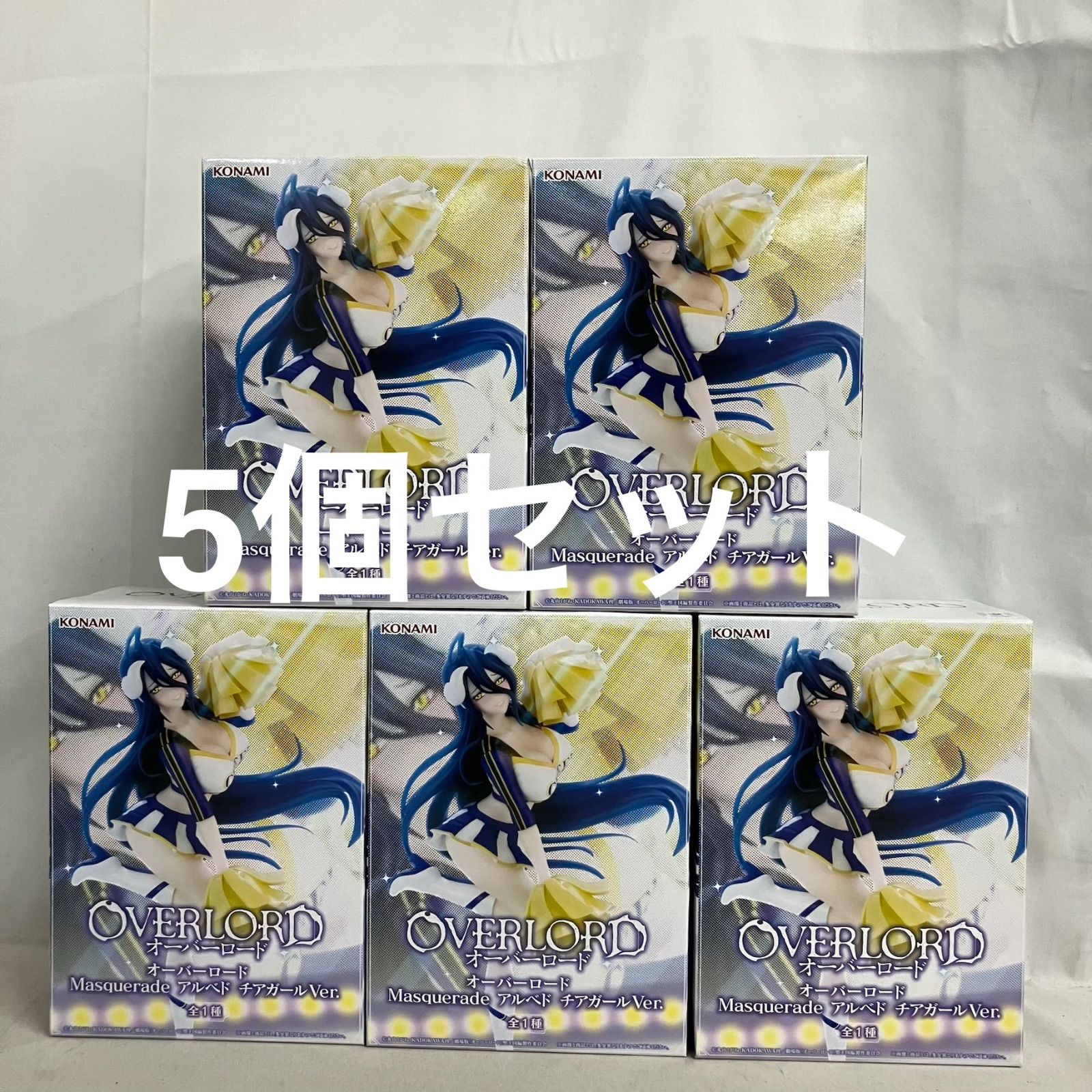 未開封 オーバーロード Masquerade アルベド チアガール フィギュア 5