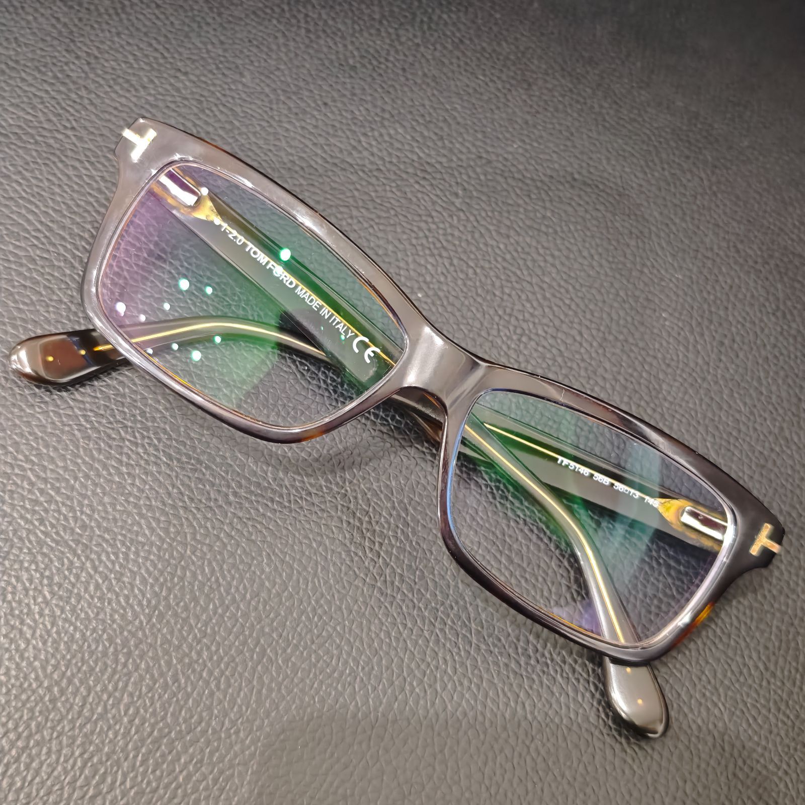 TOM FORD　メガネ　TF5146 56B　べっ甲柄