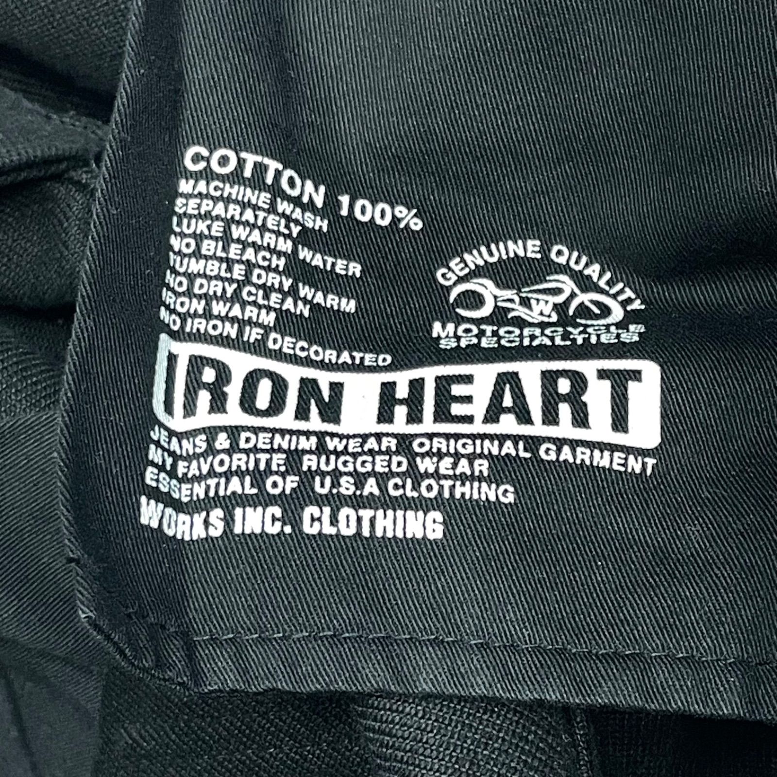 極美品 W33L34 IRON HEART 9461Z 21oz アイアンハート 黒鎧 デニム