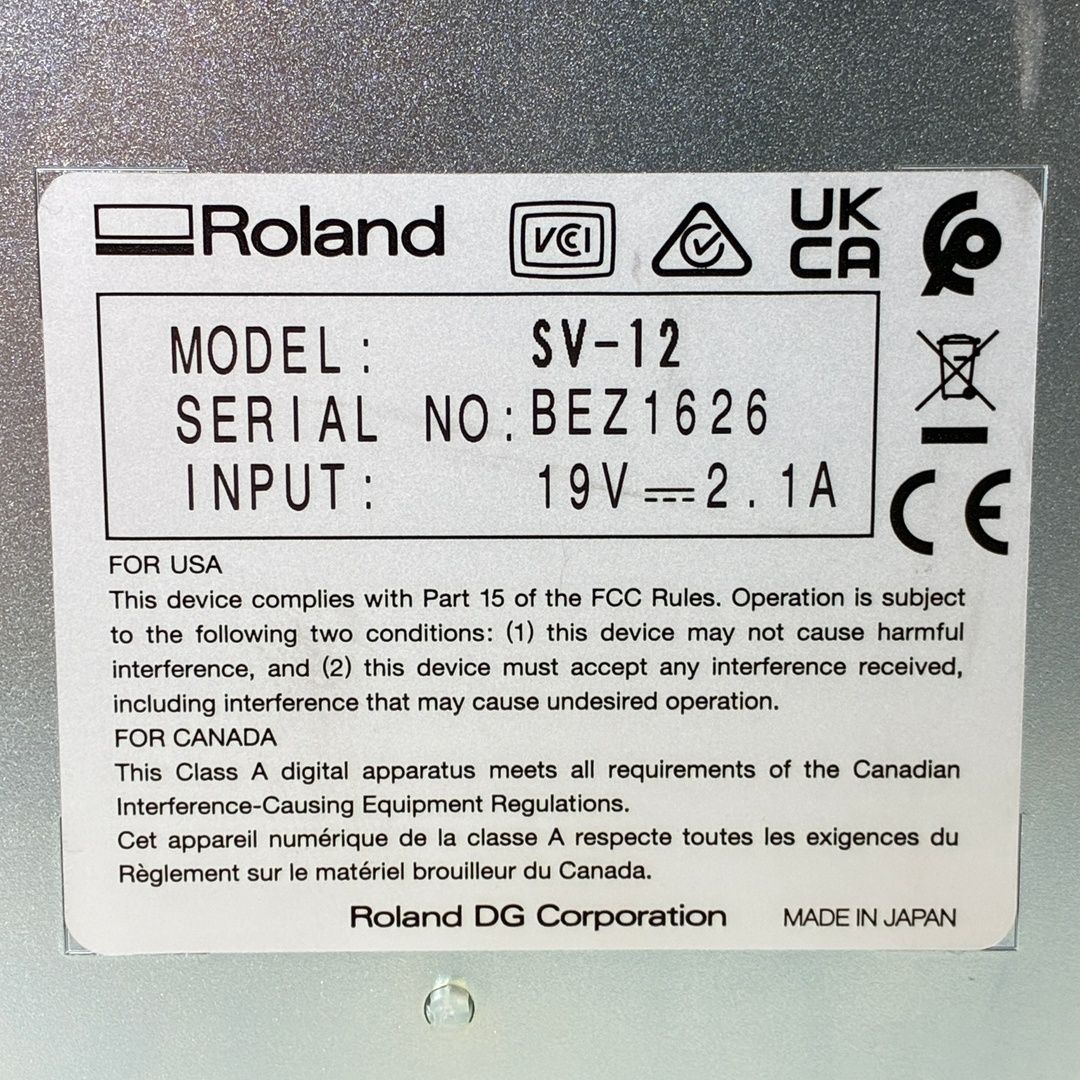 Roland ローランド STIKA SV-12 カッティングマシン 中古 W11436883