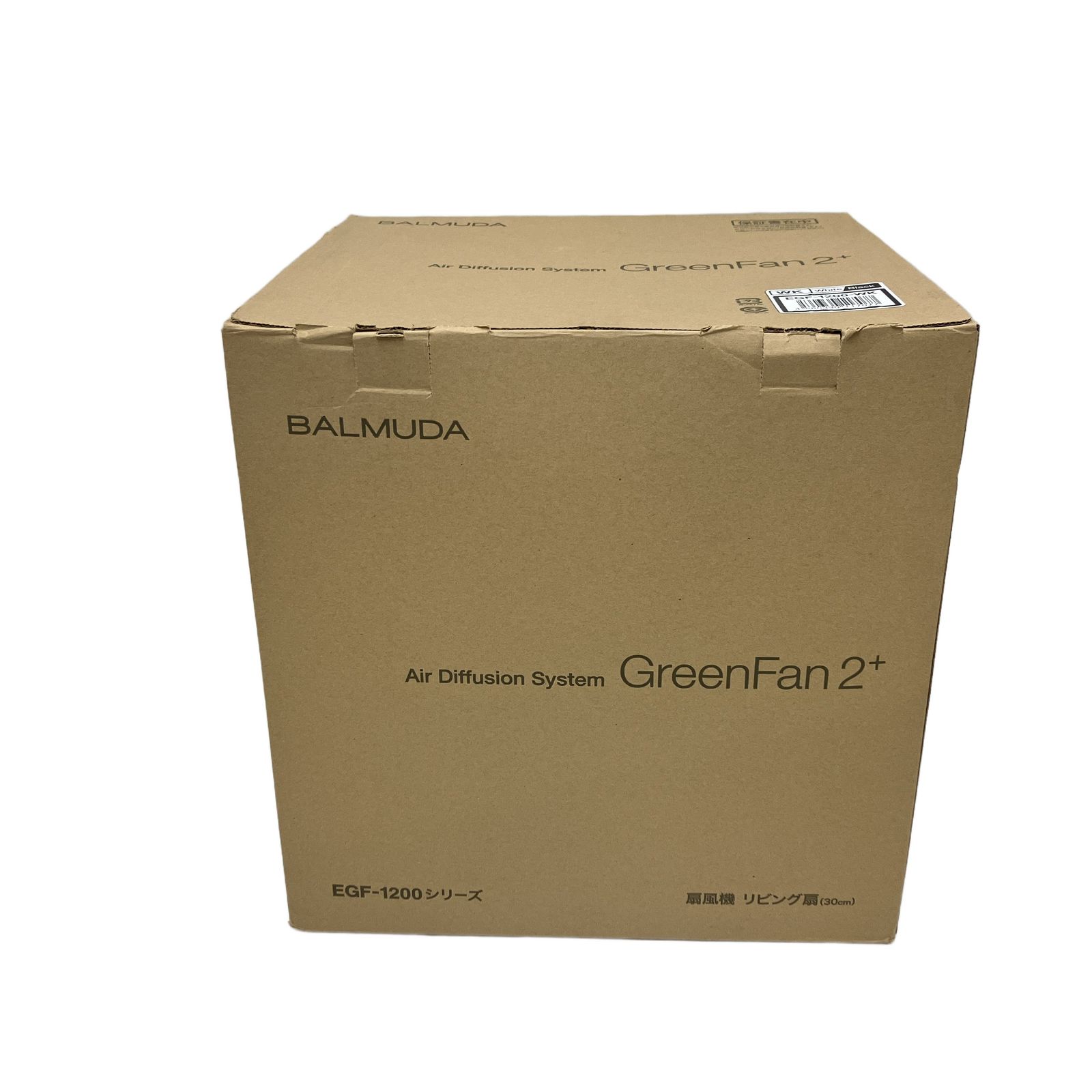 BALMUDA GreenFan 2+ EGF-1200-WK 二重構造ファン 扇風機 DCモーター