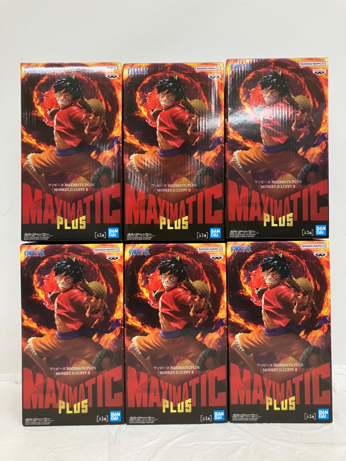 未開封 ONE PIECE ワンピース maximatic plus フィギュア ルフィ 6個