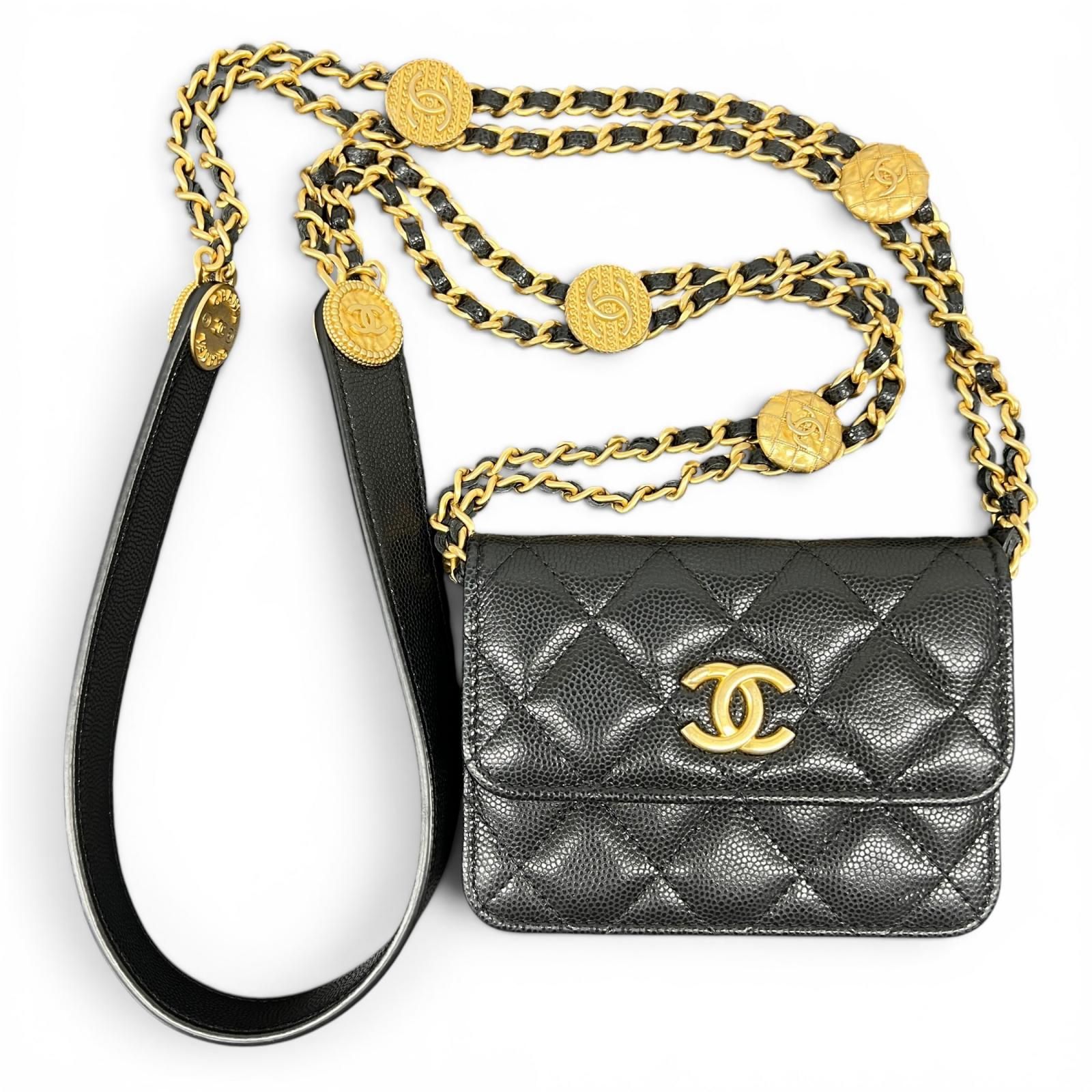 ショルダーバッグCHANEL 極美品 シャネル ミニマトラッセ ココマーク 