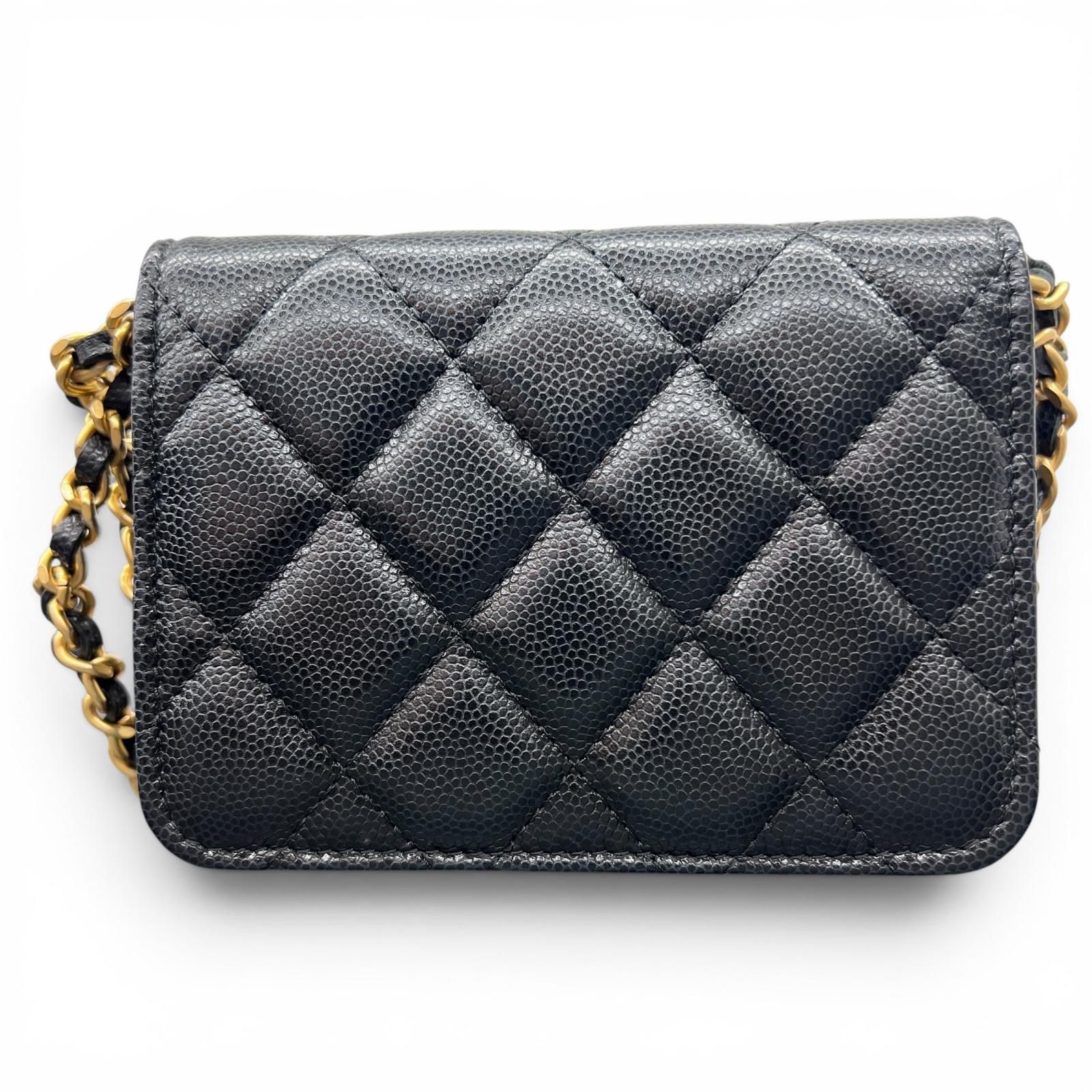 ショルダーバッグCHANEL 極美品 シャネル ミニマトラッセ ココマーク 