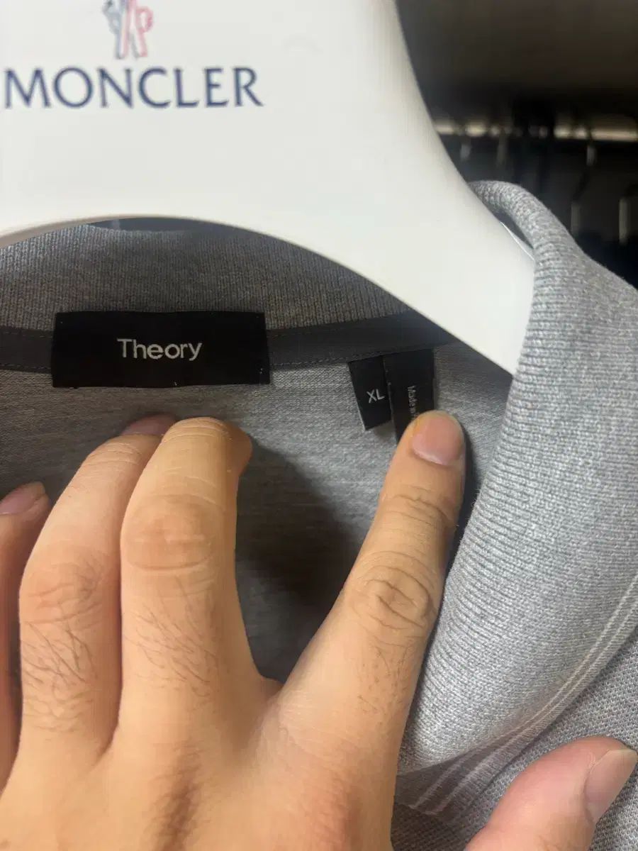 正規品 Theory ピケ コットン 半袖 カラーネック Tシャツ