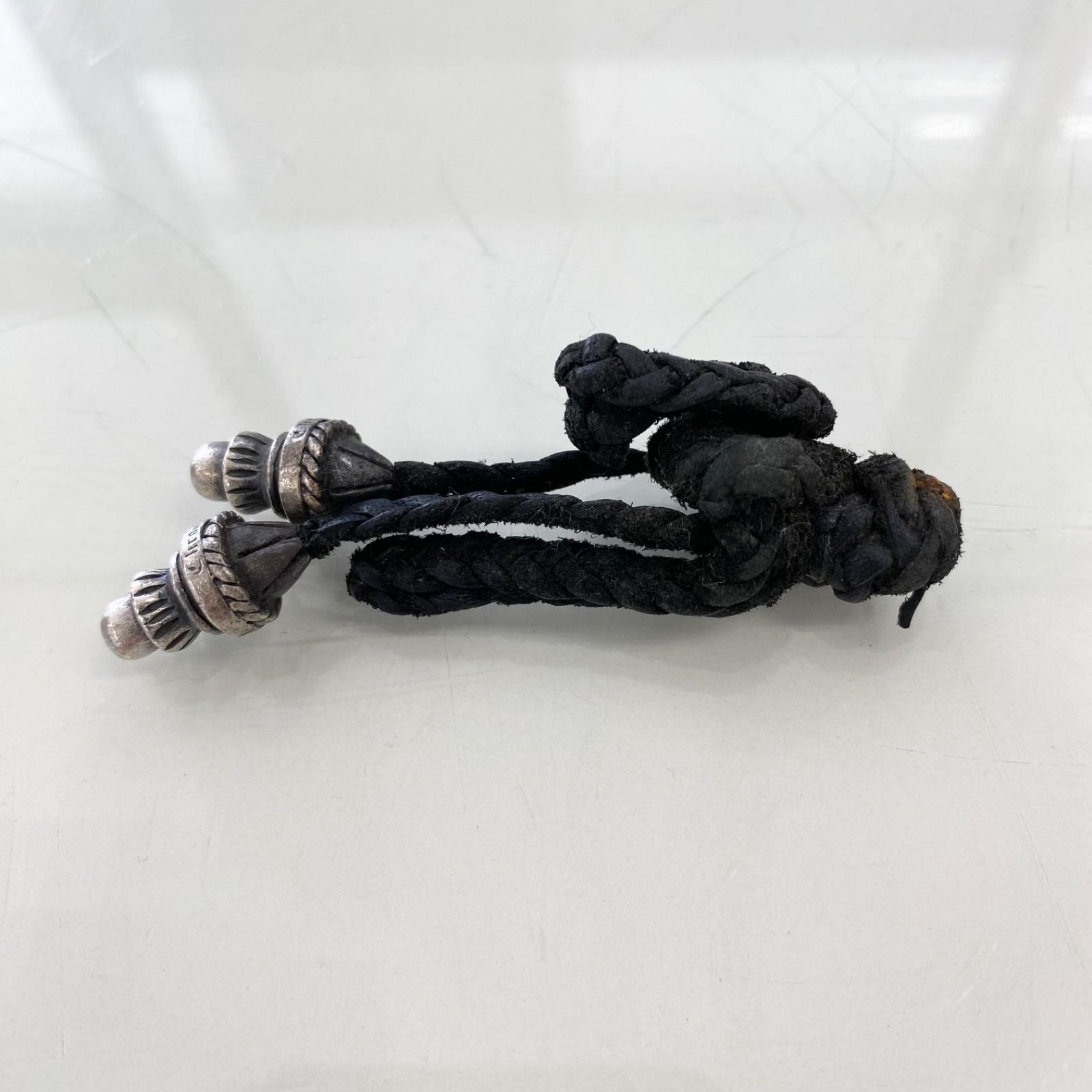 CHROME HEARTS クロムハーツ LEATHER BRAID レザーブレイド ボロチップ